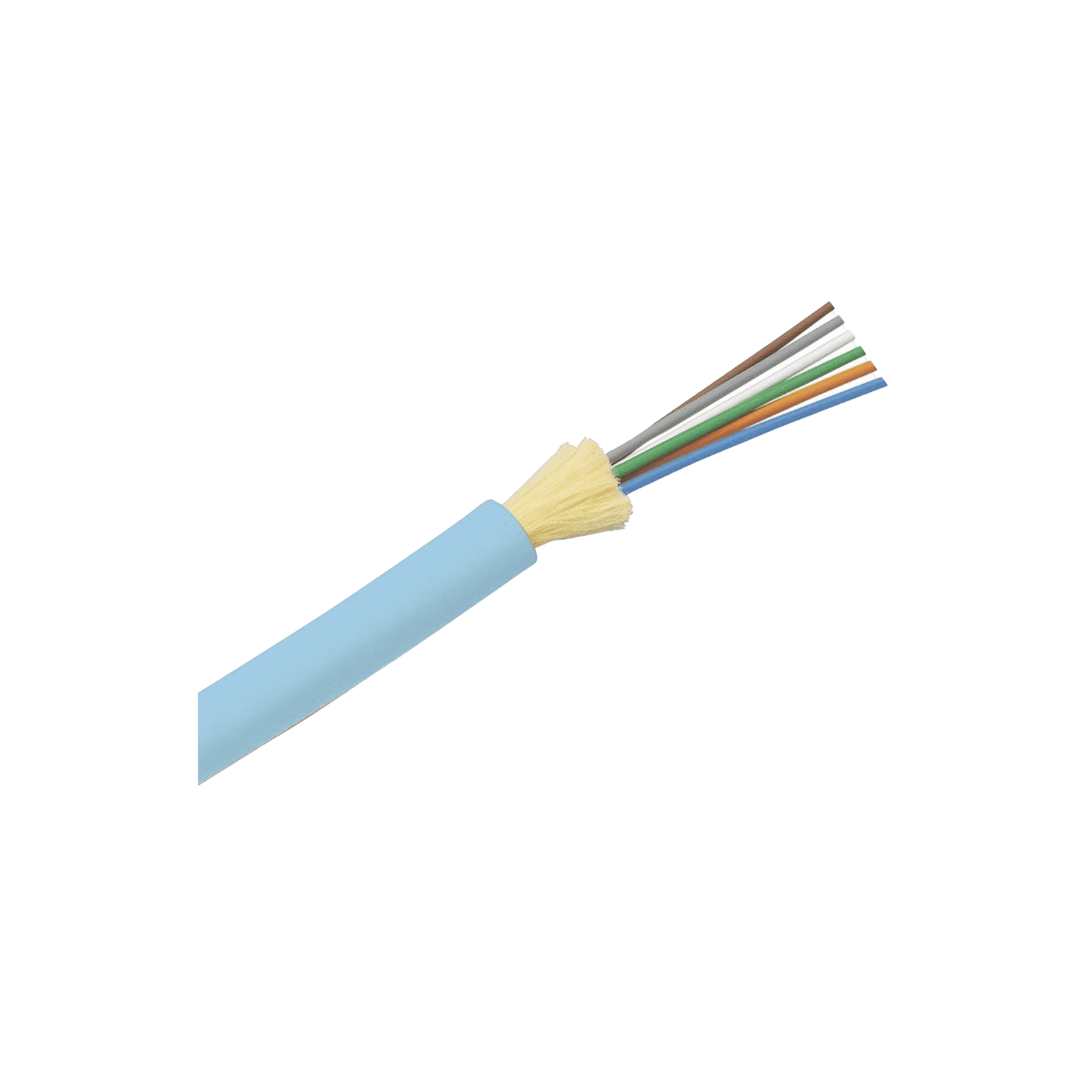 Cable de Fibra Óptica de 6 hilos, Multimodo OM4 50/125 Optimizada, Interior, Tight Buffer 900um, No Conductiva (Dieléctrica), LSZH, Precio Por Metro FODLZ06 - PANDUIT
