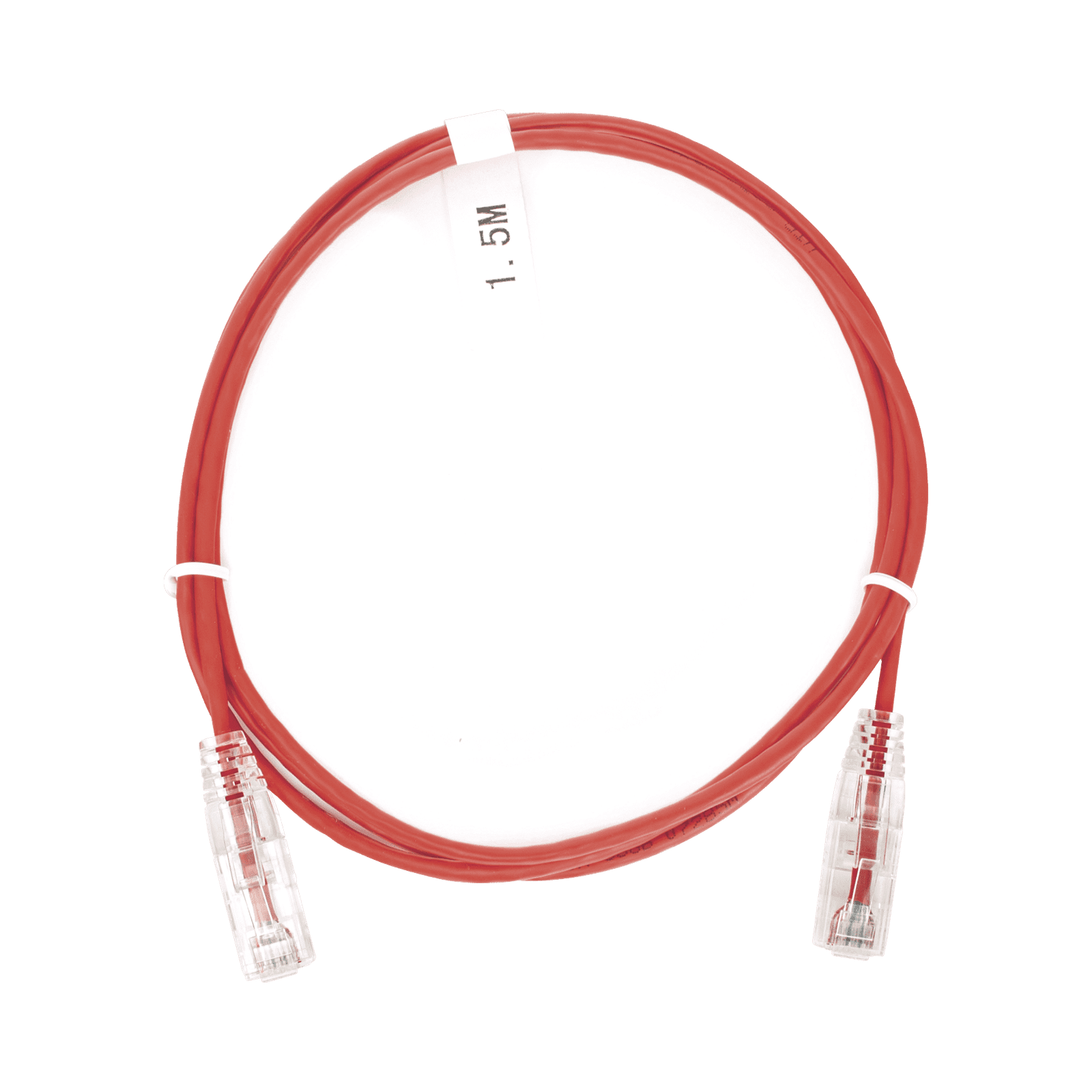 Cable de Parcheo Slim UTP Cat6 – 1.5 m Rojo Diámetro Reducido (28 AWG) LP-UT6-150-RD-28 - LINKEDPRO BY EPCOM