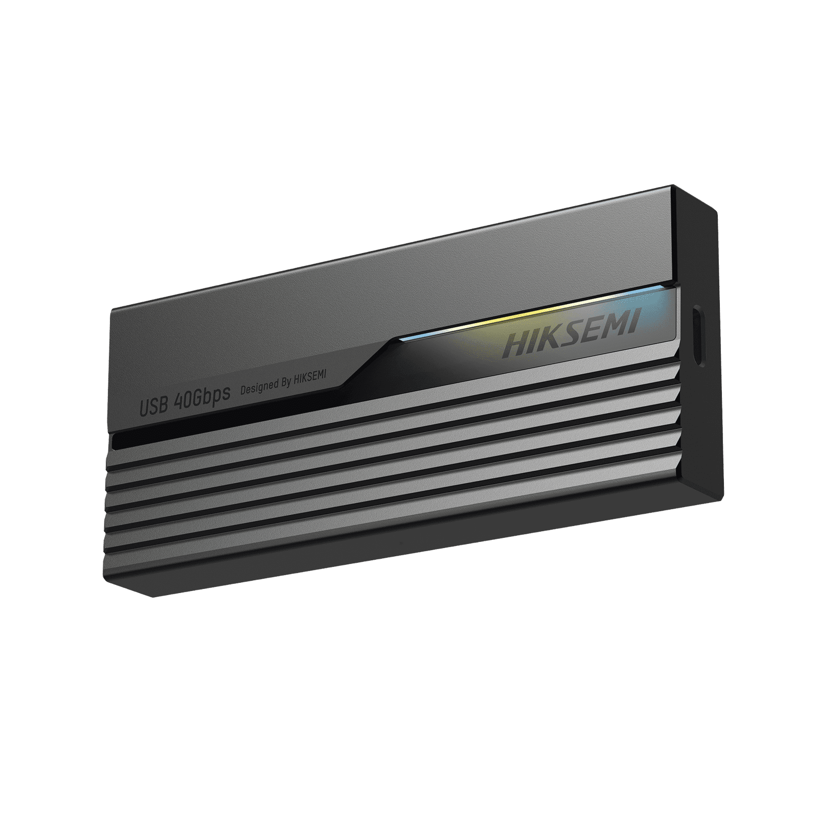 Carcasa para SSD M.2 (Enclosure) / Conector USB-C / RGB / Hasta  40 Gbps HS-HUB-MDS4 - HIKSEMI by HIKVISION