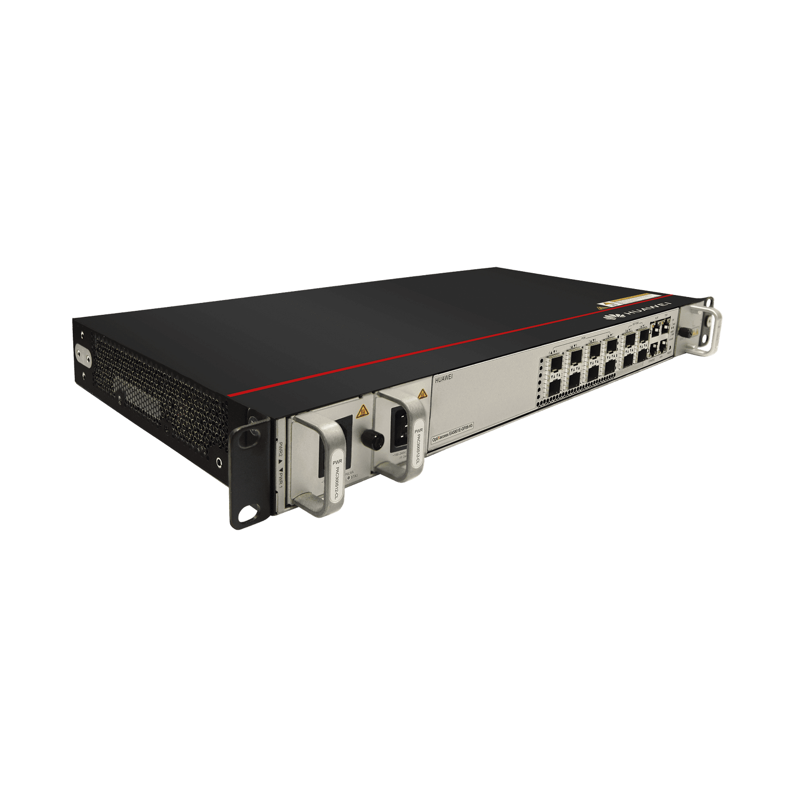 OLT GPON OptiXAccess 8 puertos C+, 4 puertos uplink (10GE/GE), 2 Fuentes de Alimentación AC, 1 UR EA5801E-GP08 - HUAWEI