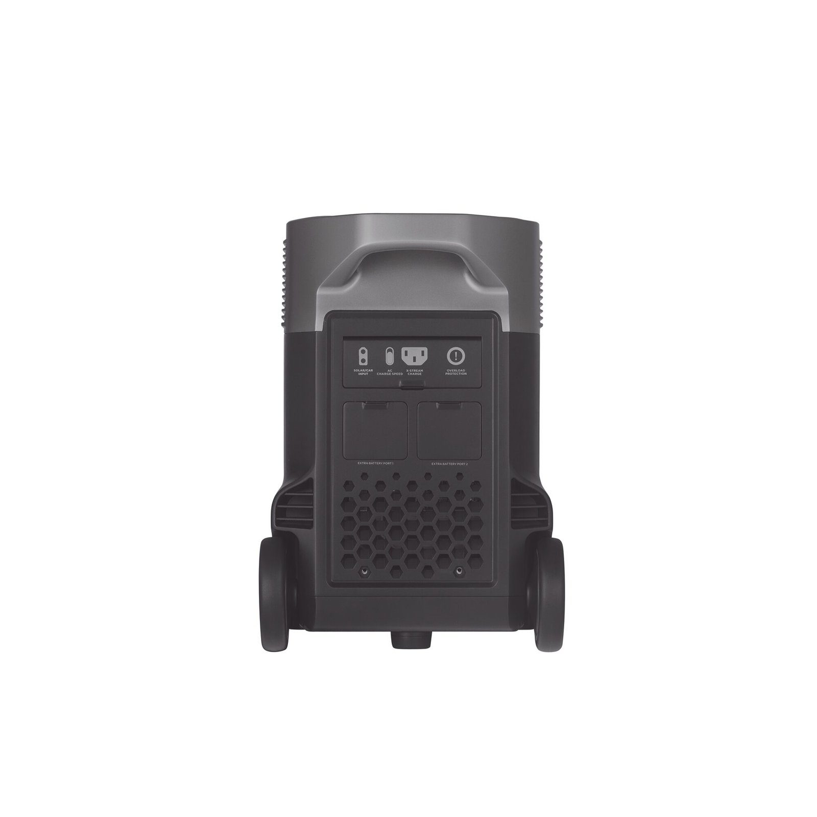 Estación de Energía Portátil DELTA PRO 3600Wh Litio LFP / 5 AC 3600W (7200W Pico) / 2 USB-C 200W / Capacidad para Aumentar Respaldo / Cargador de Coche 10A a 12.6V / Conectividad WiFi y Bluetooth (App) / Carga Solar 1600W Ma EFD-500 - ECOFLOW