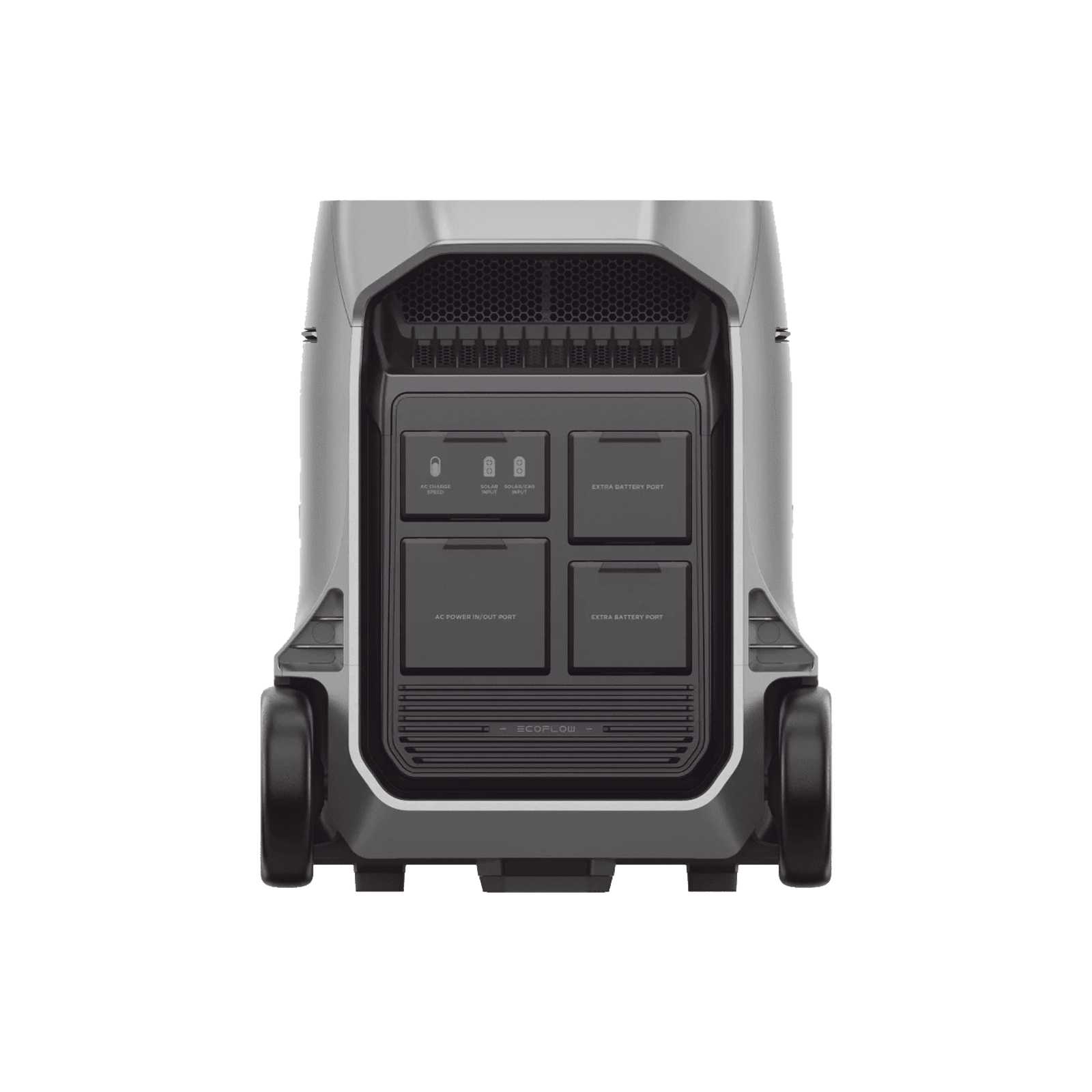 Estación de Energía Portátil DELTA PRO 3600Wh Litio LFP / 5 AC 3600W (7200W Pico) / 2 USB-C 200W / Capacidad para Aumentar Respaldo / Cargador de Coche 10A a 12.6V / Conectividad WiFi y Bluetooth (App) / Carga Solar 1600W Ma EFD521 - ECOFLOW