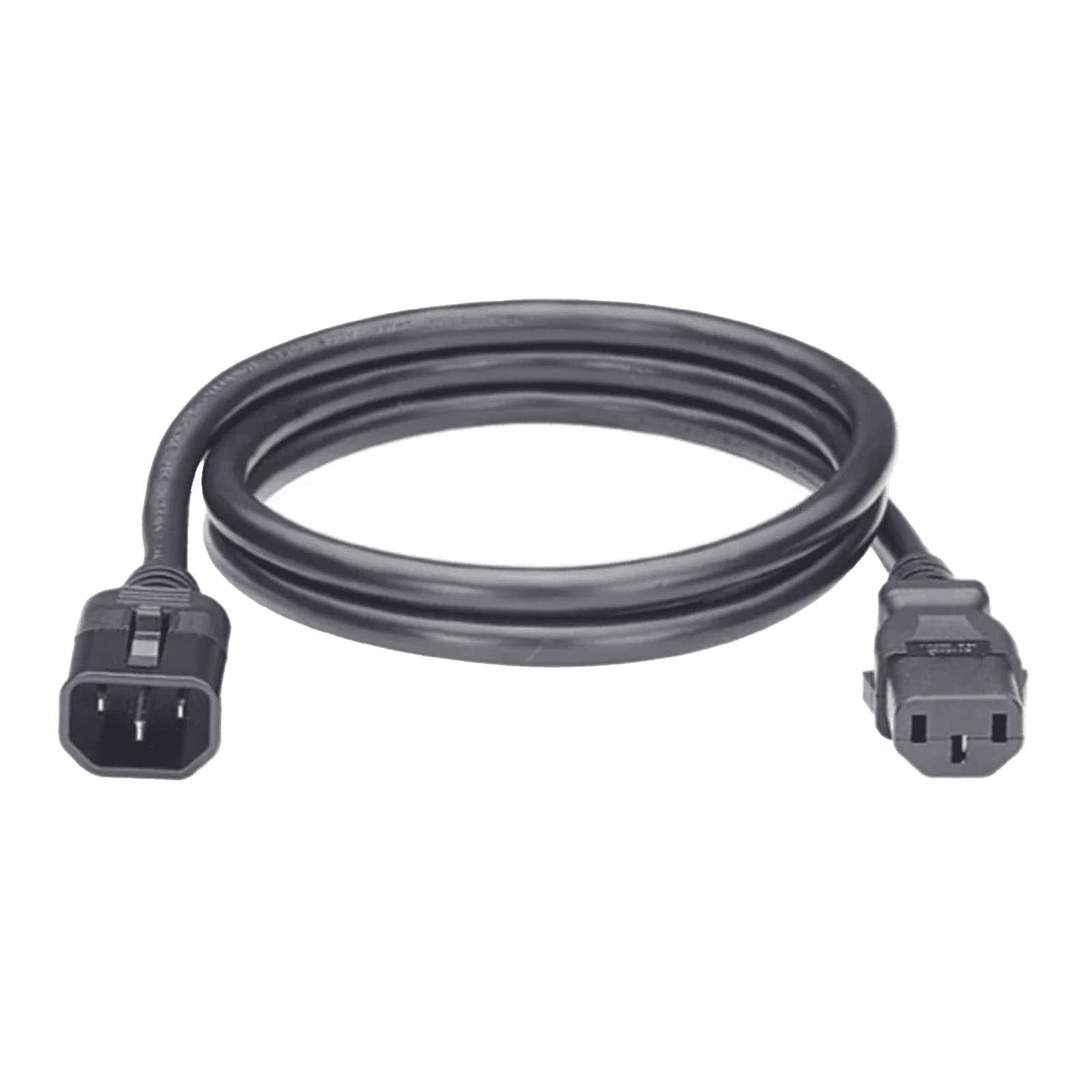 Cable de Alimentación Eléctrica Con Bloqueo de Seguridad, de IEC C14 a IEC C13, 1.2 Metros de Largo, Color Negro, 1 Pieza EP1314048X125 - HOFFMAN