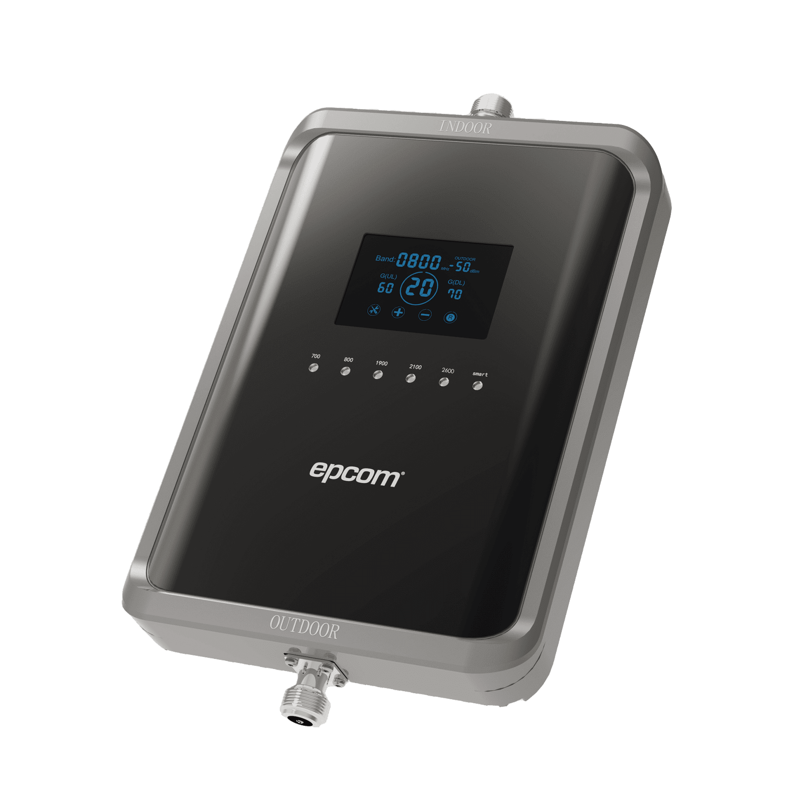 Kit Amplificador de Señal Celular 5G / Mejora las llamadas convencionales y VoLTE / Soporta los datos de las tecnologías 2G, 3G, 4G y 5G de TELCEL, AT&T, MOVISTAR y OMV de Altán / Cubre hasta 2 espacios de 250 m2. EP-5G-PBS - EPCOM