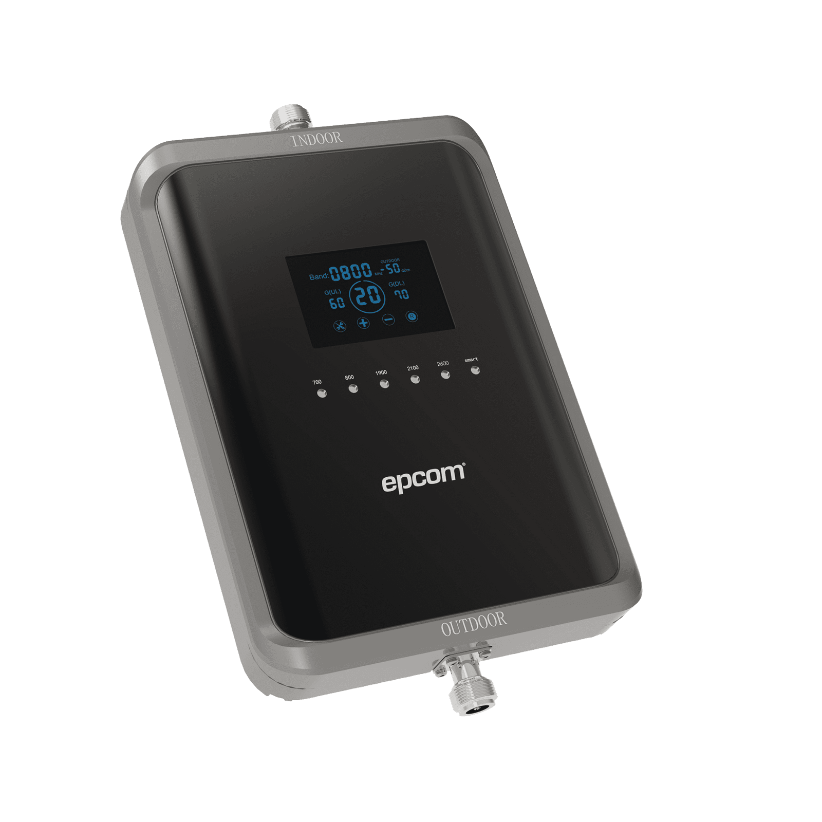 Kit Amplificador de Señal Celular 5G / Mejora las llamadas convencionales y VoLTE / Soporta los datos de las tecnologías 2G, 3G, 4G y 5G de TELCEL, AT&T, MOVISTAR y OMV de Altán / Cubre hasta 2 espacios de 250 m2. EP-5G-PBS - EPCOM
