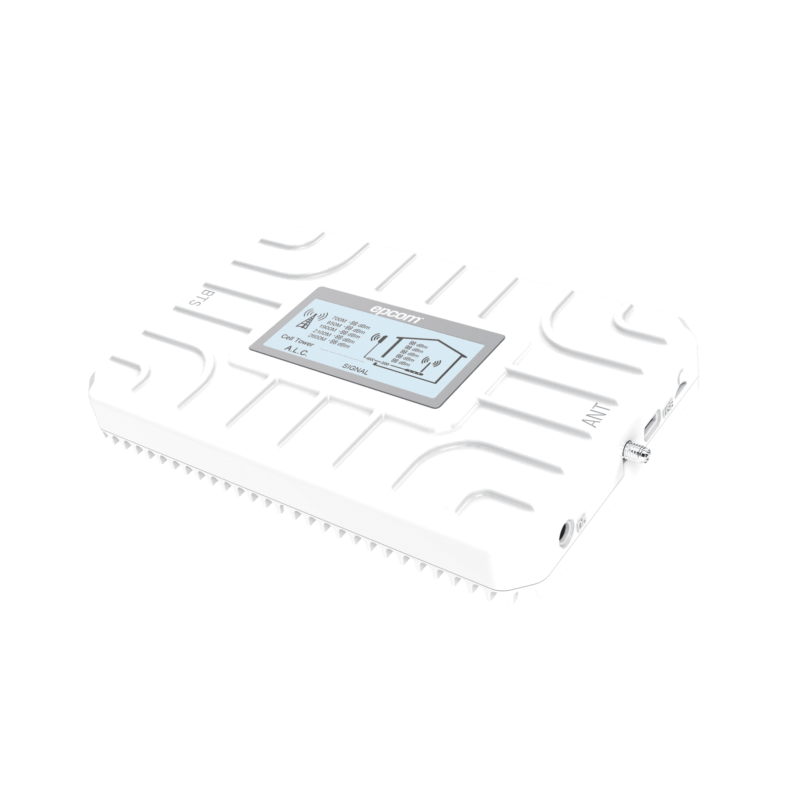Kit Amplificador de Señal Celular 5G / Mejora las llamadas convencionales y VoLTE / Soporta los datos de las tecnologías 2G, 3G, 4G y 5G de TELCEL, AT&T, MOVISTAR y OMV de Altán / Cubre hasta 300 m2. EP-5G-PBT - EPCOM