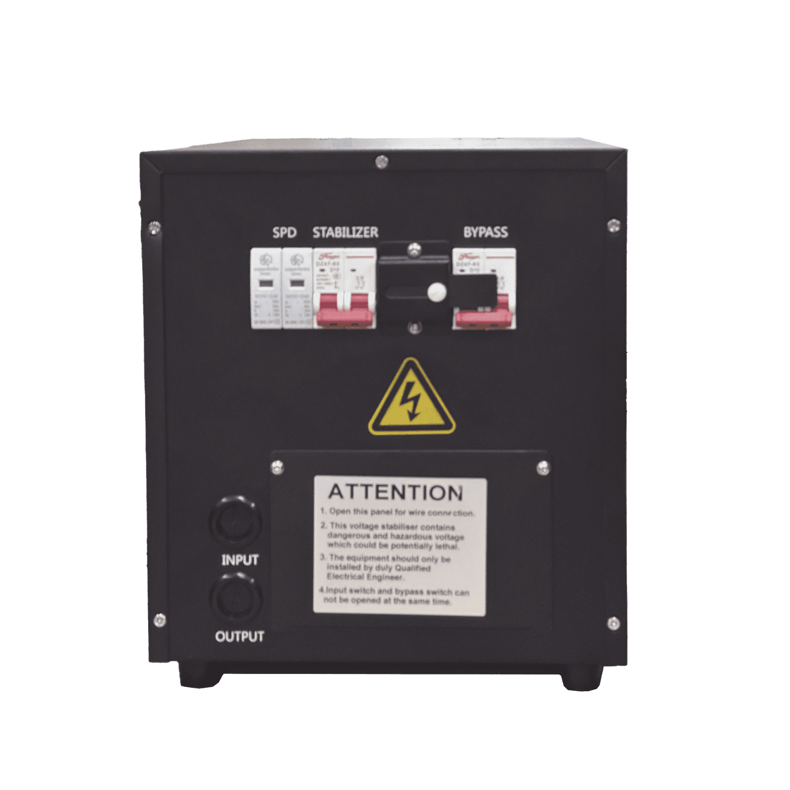 Regulador de Voltaje Industrial Bifásico 2 kVA/2 kW 220 V / Entrada 176-264 V Vca / Salida 215.6-224.4 Vca EPL2K2FVR - EPCOM POWERLINE