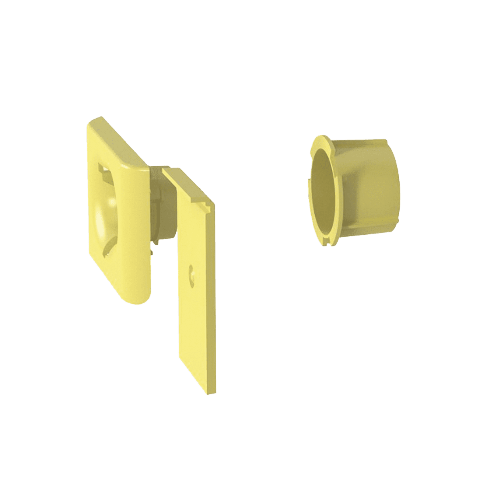 Accesorio de Salida a Tubo De 1.5 in (38 mm), Para Canaletas FiberRunner 4X4, 6X4, o 12X4, Color Amarillo FR1.5IDELYL - PANDUIT