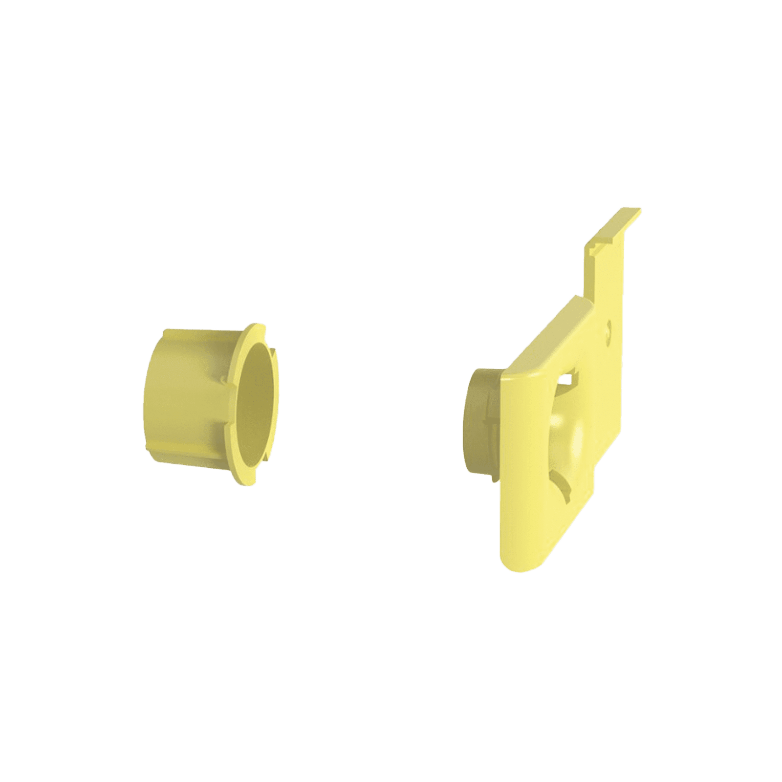 Accesorio de Salida a Tubo De 1.5 in (38 mm), Para Canaletas FiberRunner 4X4, 6X4, o 12X4, Color Amarillo FR1.5IDELYL - PANDUIT