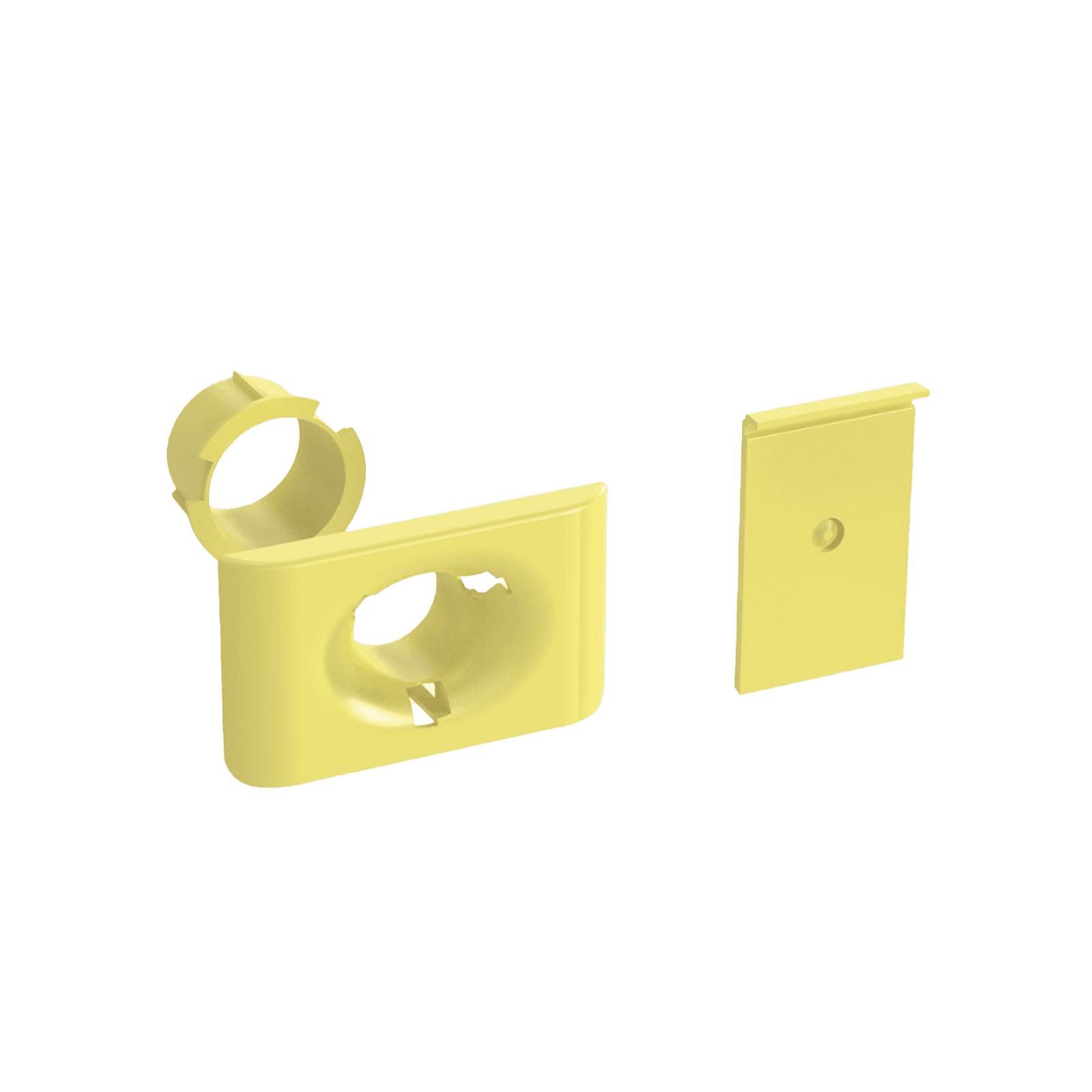Accesorio de Salida a Tubo De 1.5 in (38 mm), Para Canaletas FiberRunner 4X4, 6X4, o 12X4, Color Amarillo FR1.5IDELYL - PANDUIT