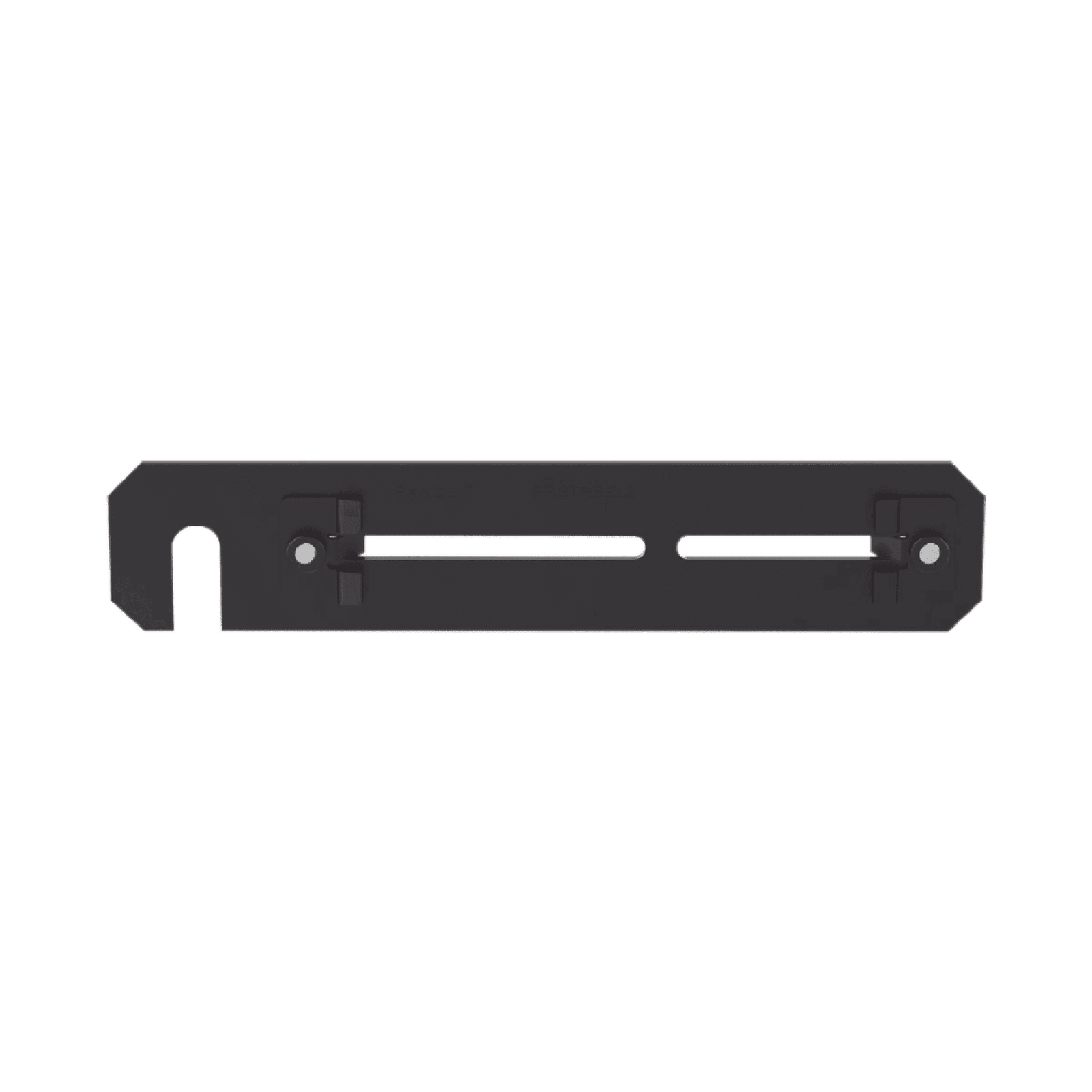 Soporte de Montaje a Techo, para Canaletas FiberRunner 4X4 o 6×4, Uso con Varilla Roscada de 1/2″, Color Negro FR6TRBE12 - PANDUIT