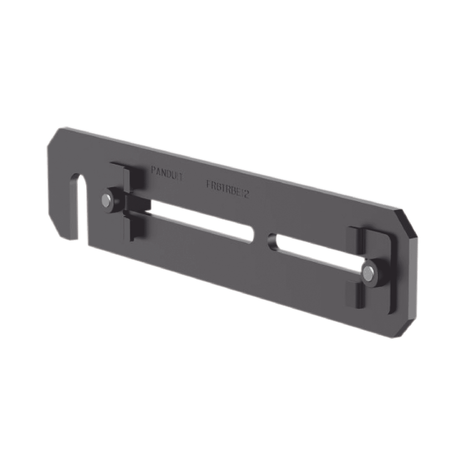 Soporte de Montaje a Techo, para Canaletas FiberRunner 4X4 o 6×4, Uso con Varilla Roscada de 1/2″, Color Negro FR6TRBE12 - PANDUIT
