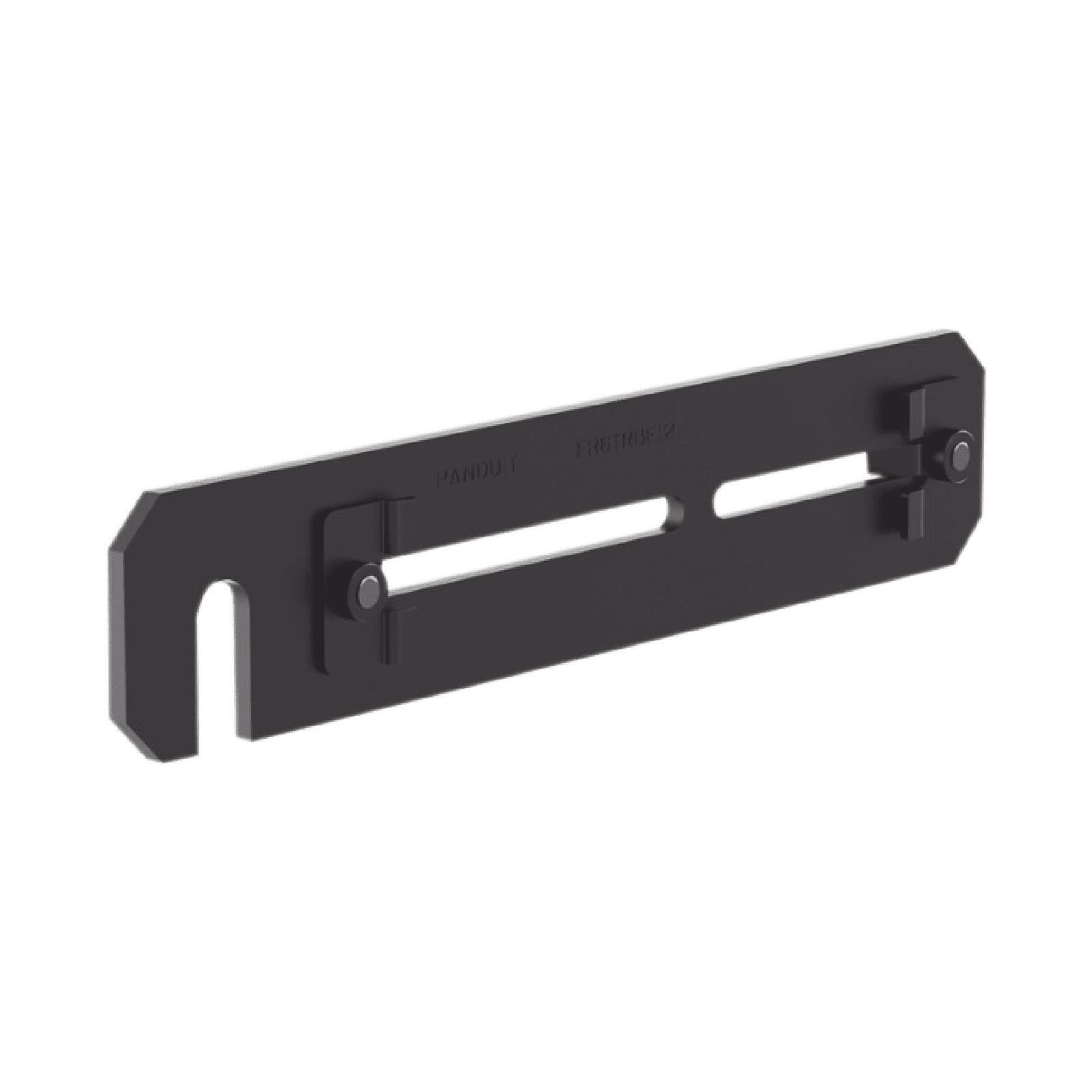 Soporte de Montaje a Techo, para Canaletas FiberRunner 4X4 o 6×4, Uso con Varilla Roscada de 1/2″, Color Negro FR6TRBE12 - PANDUIT