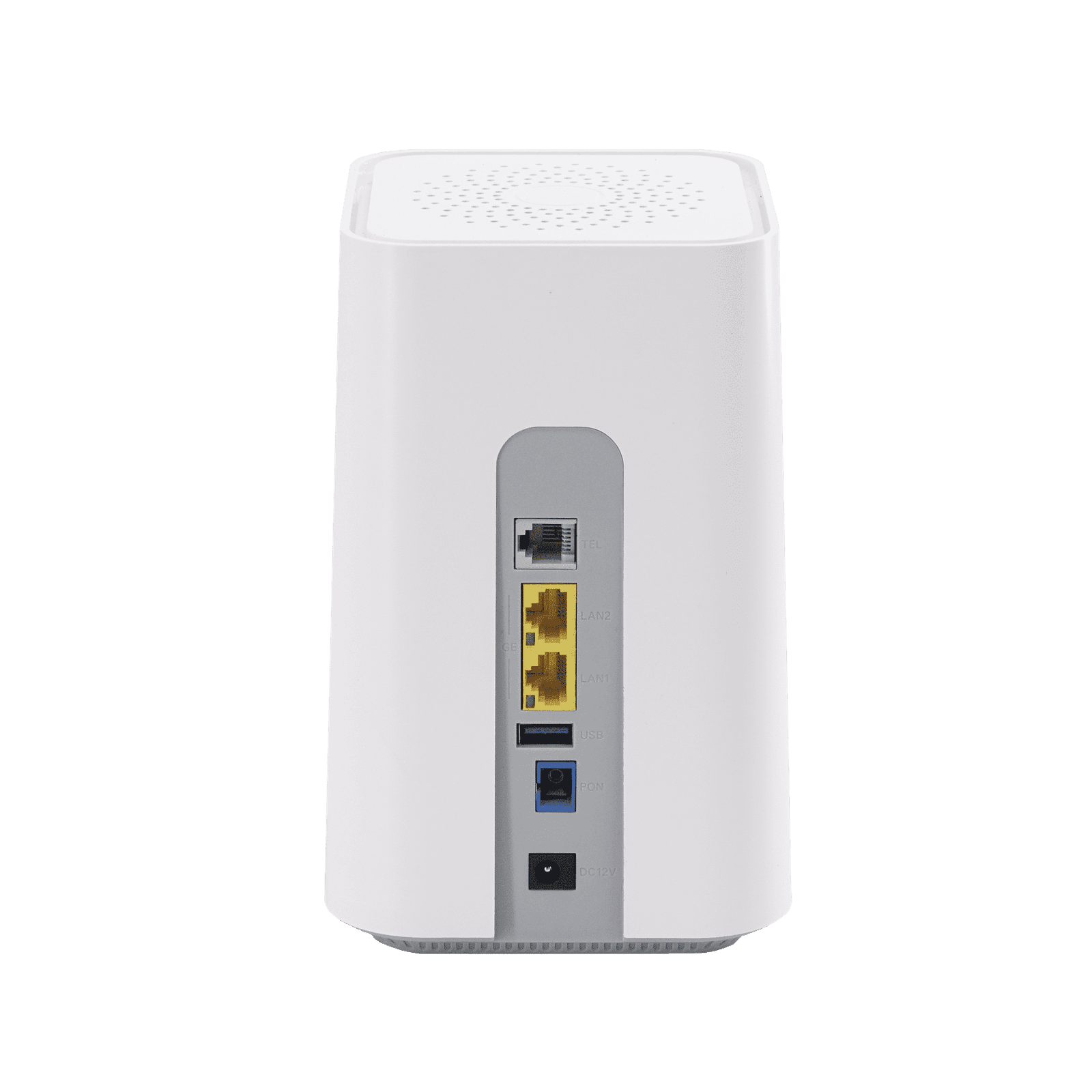 ONU DualMode GPON/EPON / Wi-Fi Doble Banda 2.4 y 5 GHz / Soporta MESH / 2 Puertos Gigabit / 1 Puerto PON SC/UPC / 1 puerto FXS / Hasta 1200 Mbps vía Wi-Fi HG323AC-B - V-SOL