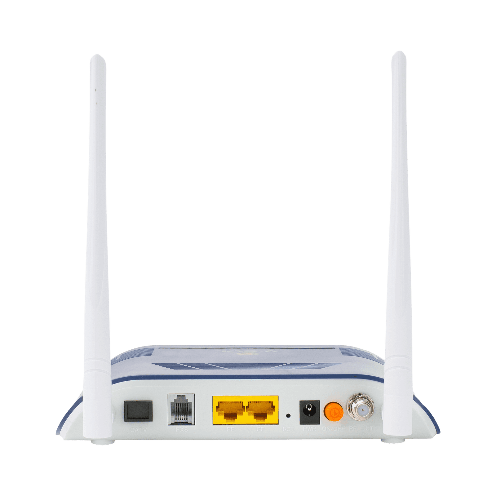 ONU Dual G/EPON con Wi-Fi en 2.4 GHz + 1 puerto SC/APC + 1 puerto LAN Gigabit + 1 puerto LAN Fast Ethernet + 1 puerto FXS + 1 puerto CATV, hasta 300 Mbps vía inalámbrico HG323RG-WT 191957 - V-SOL