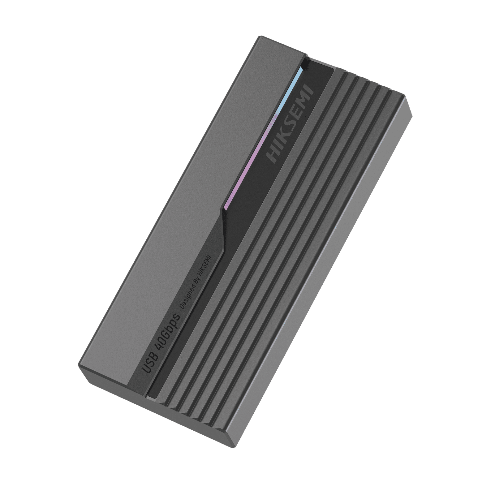 Carcasa para SSD M.2 (Enclosure) / Conector USB-C / RGB / Hasta  40 Gbps HS-HUB-MDS4 - HIKSEMI by HIKVISION