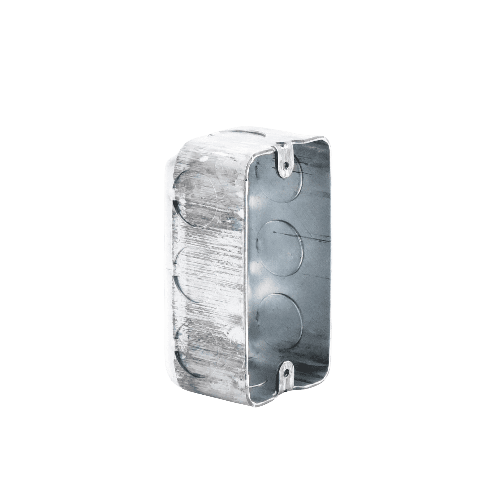 Caja (Chalupa) 4×2″/ Profundidad 1-7/8″/ 10 Entradas de 1/2″/ Troquelada. HUB-660 - RACO