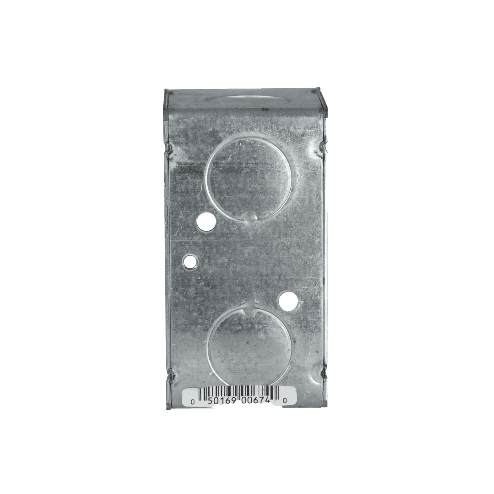 Caja (Chalupa) 4×2″/ Profundidad 2-1/8″/ 8 Entradas de 3/4″/Soldada HUB-674 - RACO