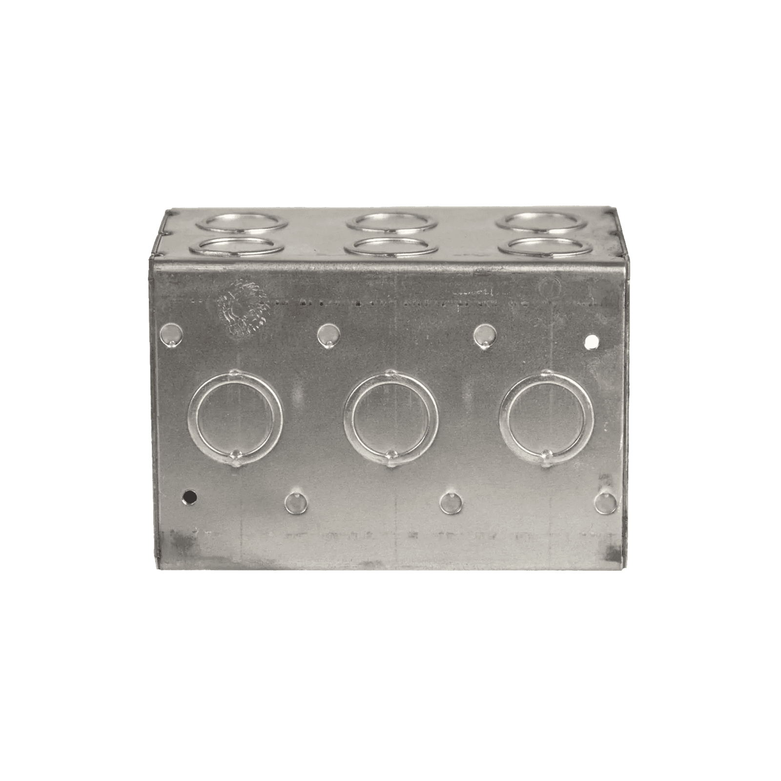 Caja Multigang de 3 Gangs/ Profundidad de 3-1/2″/ 19 Entradas de 1/2″ – 3/4″. HUB-697 - RACO