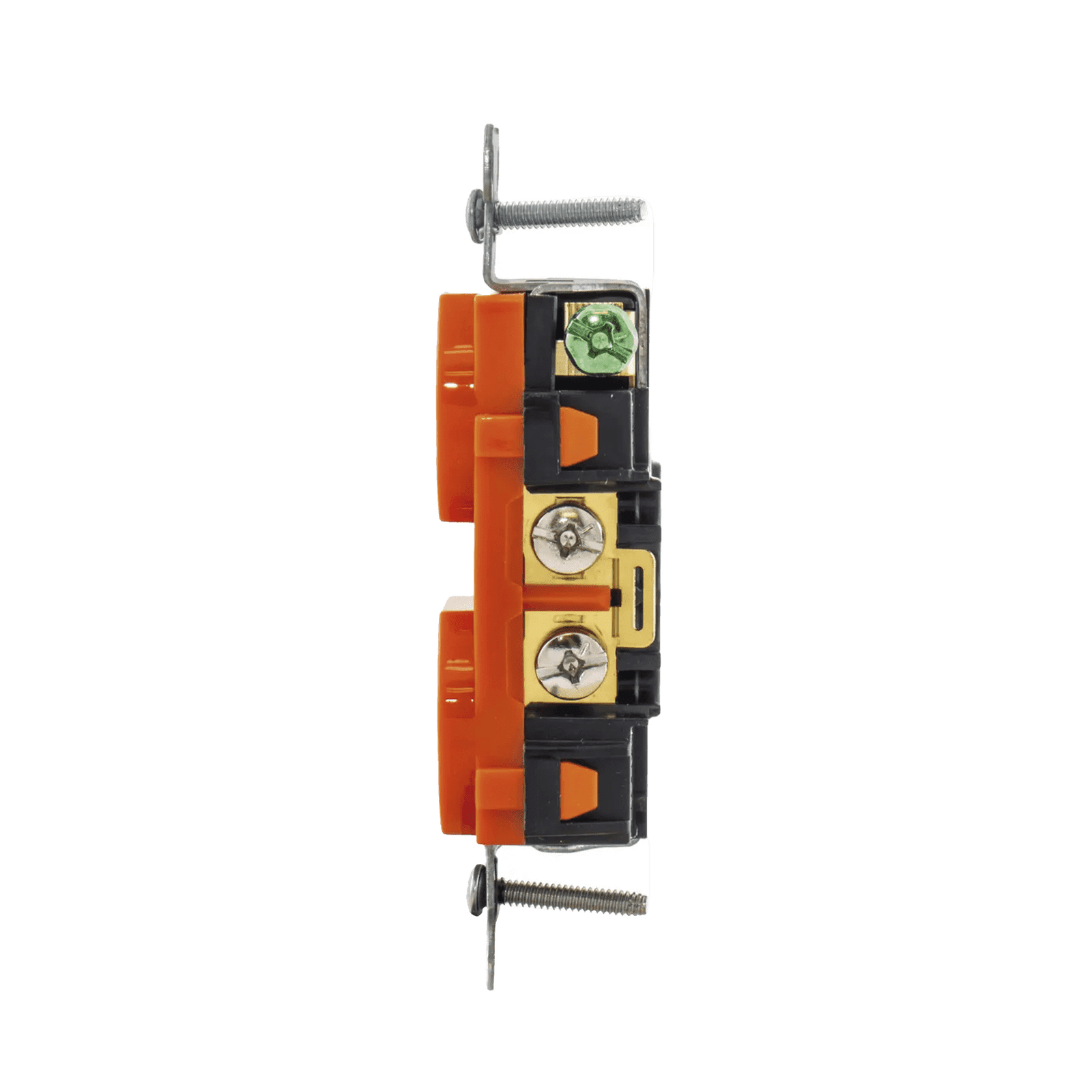 Contacto Dúplex Conexión a Tierra Aislada/ 20 A 125 V/ 2 polos 3 Hilos/ Color naranja/ Nema 5- 20R/ Grado Comercial. HUB-IG5352 - HUBBELL