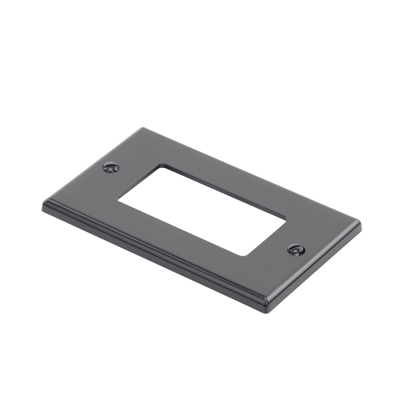 Tapa para Contacto Dúplex Color Negro. HUB-P26-BK - HUBBELL