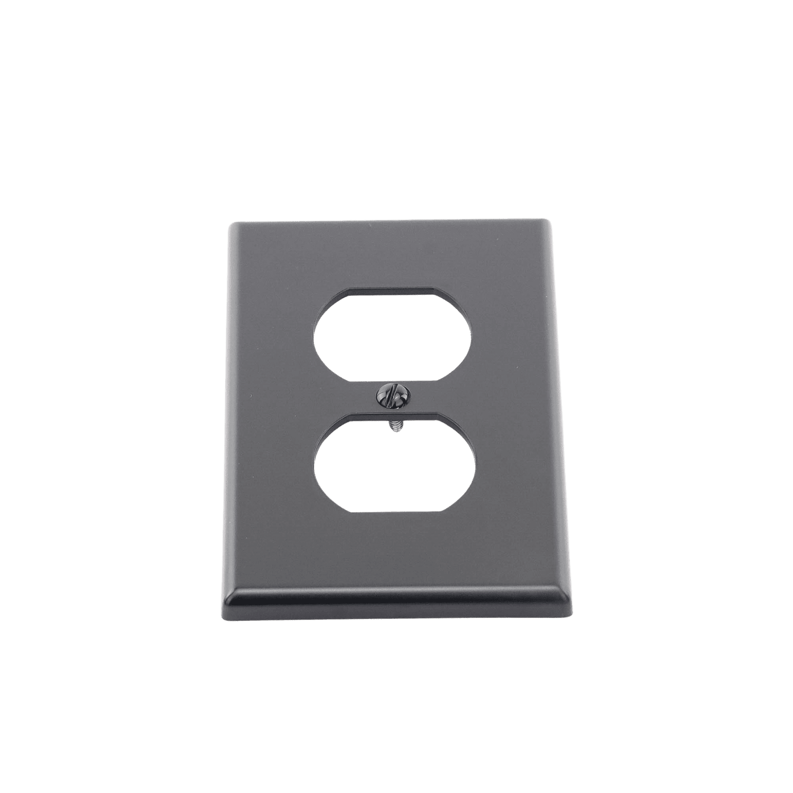 Tapa para Contacto Dúplex Color Negro. HUB-P8BK - HUBBELL