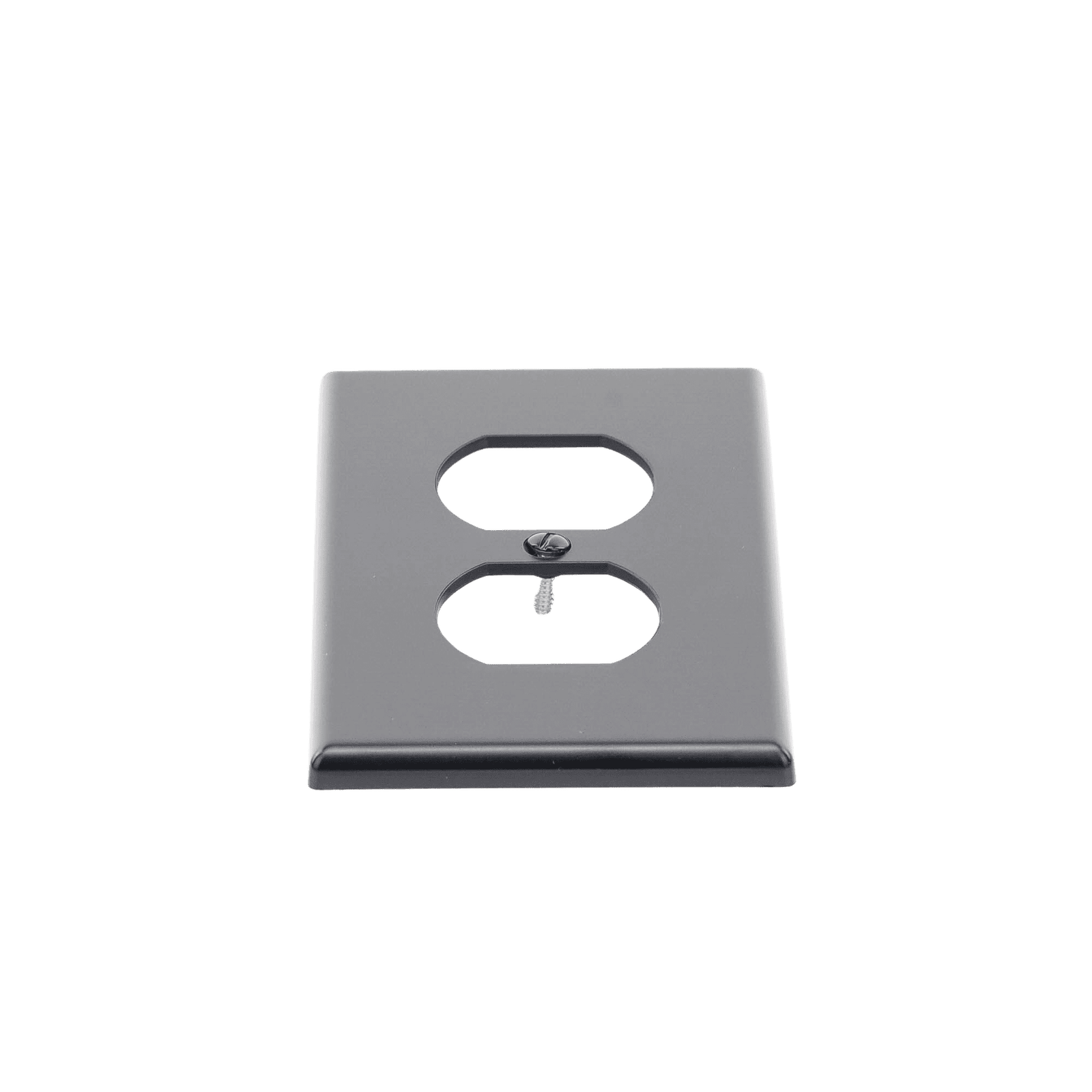 Tapa para Contacto Dúplex Color Negro. HUB-P8BK - HUBBELL