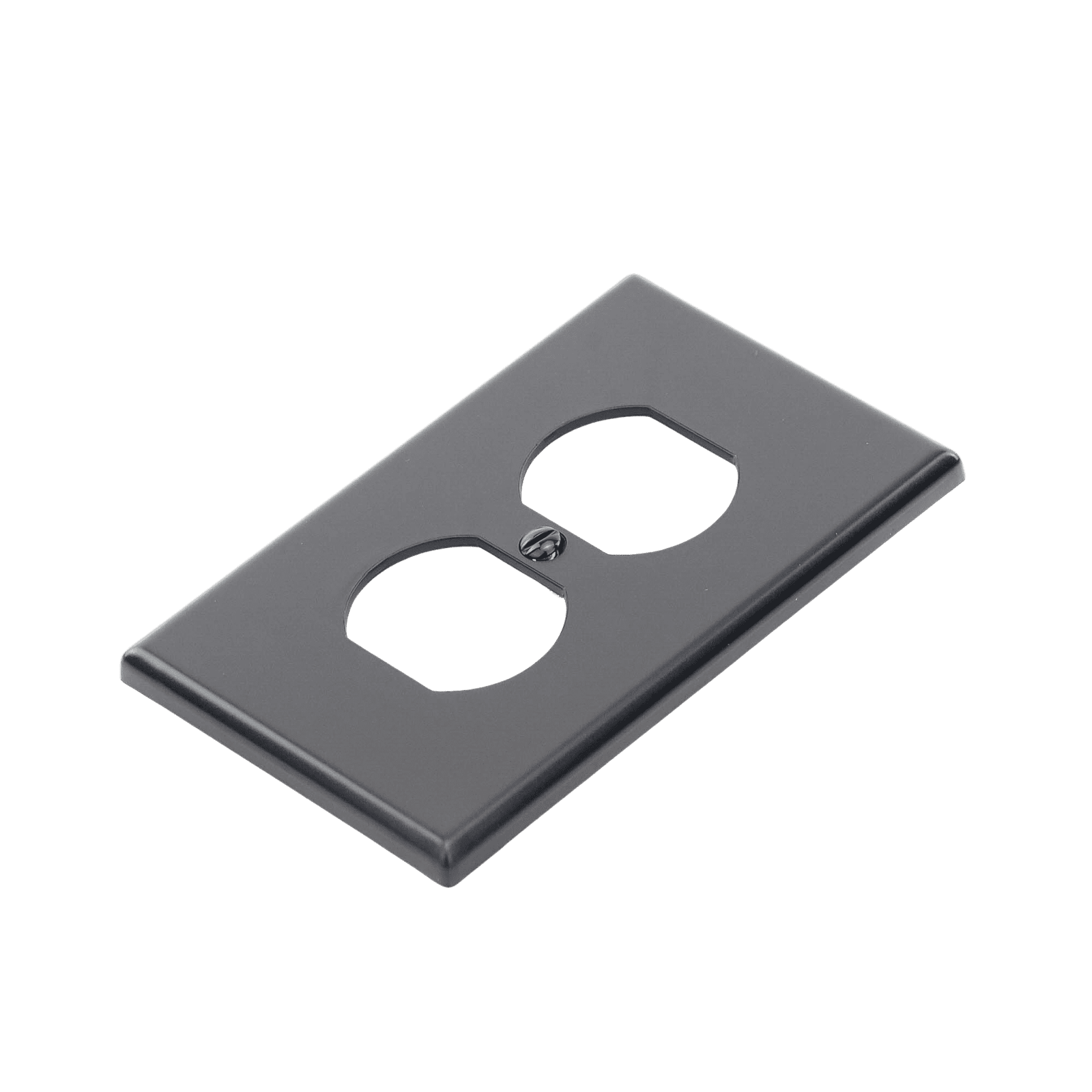 Tapa para Contacto Dúplex Color Negro. HUB-P8BK - HUBBELL