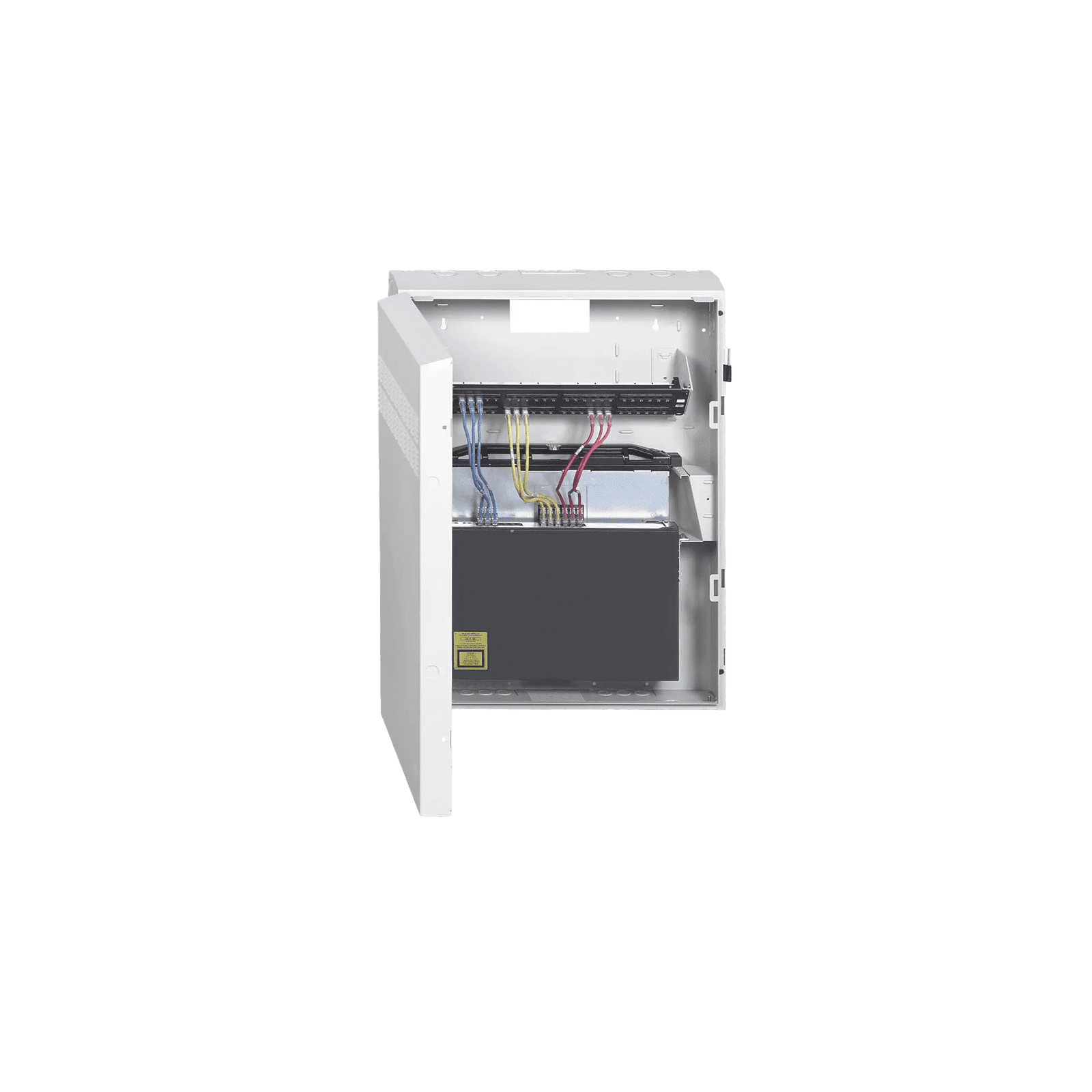 Gabinete Comercial REBOX 32.2″ x 24.2 “x 10” / Profundidad 10″/  Preconfigurado /Color Gris Claro. HUB-RE4 - HUBBELL