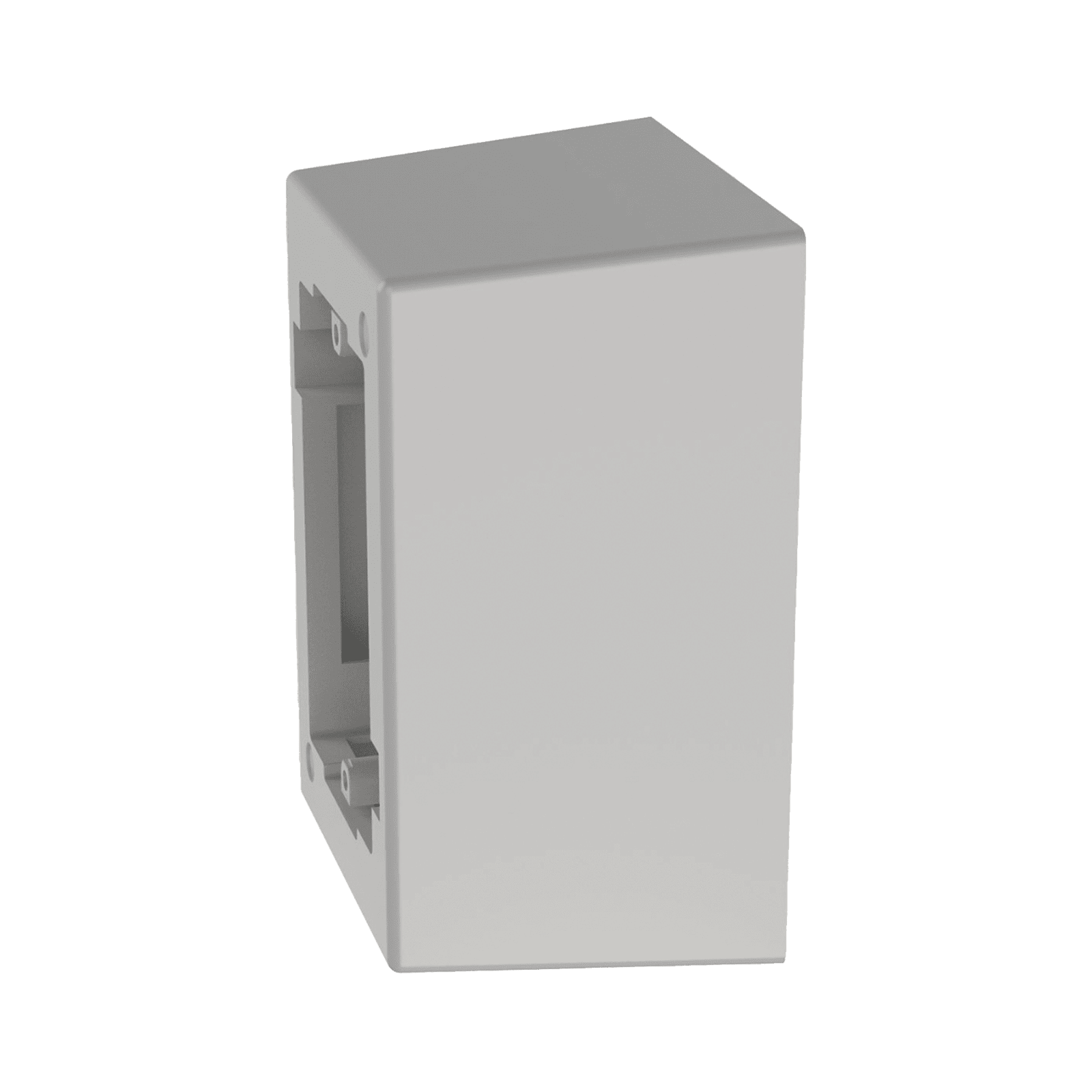 Caja de Pared Superficial de 1 Pieza, Uso Universal con Placas de Pared, Con Cinta Adhesiva, Color Blanco JB1DWH-A - PANDUIT