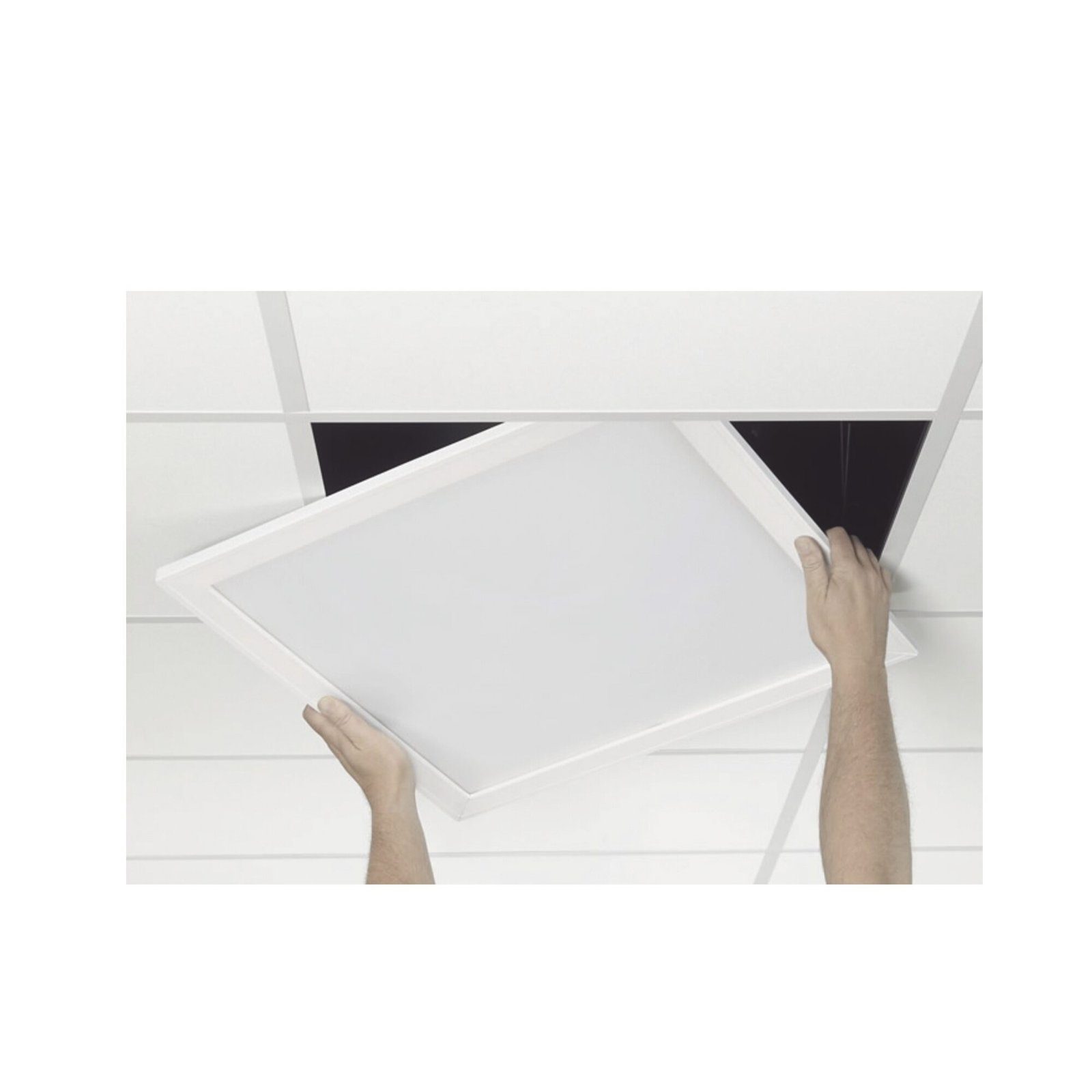 Panel LED / Empotrado o Suspendido / 60 x 60 cm / 40 W / 127 Vca~60Hz / Vida Útil de 50,000 horas / Ángulo de Luz de 140° JLPP-40X - JWJ