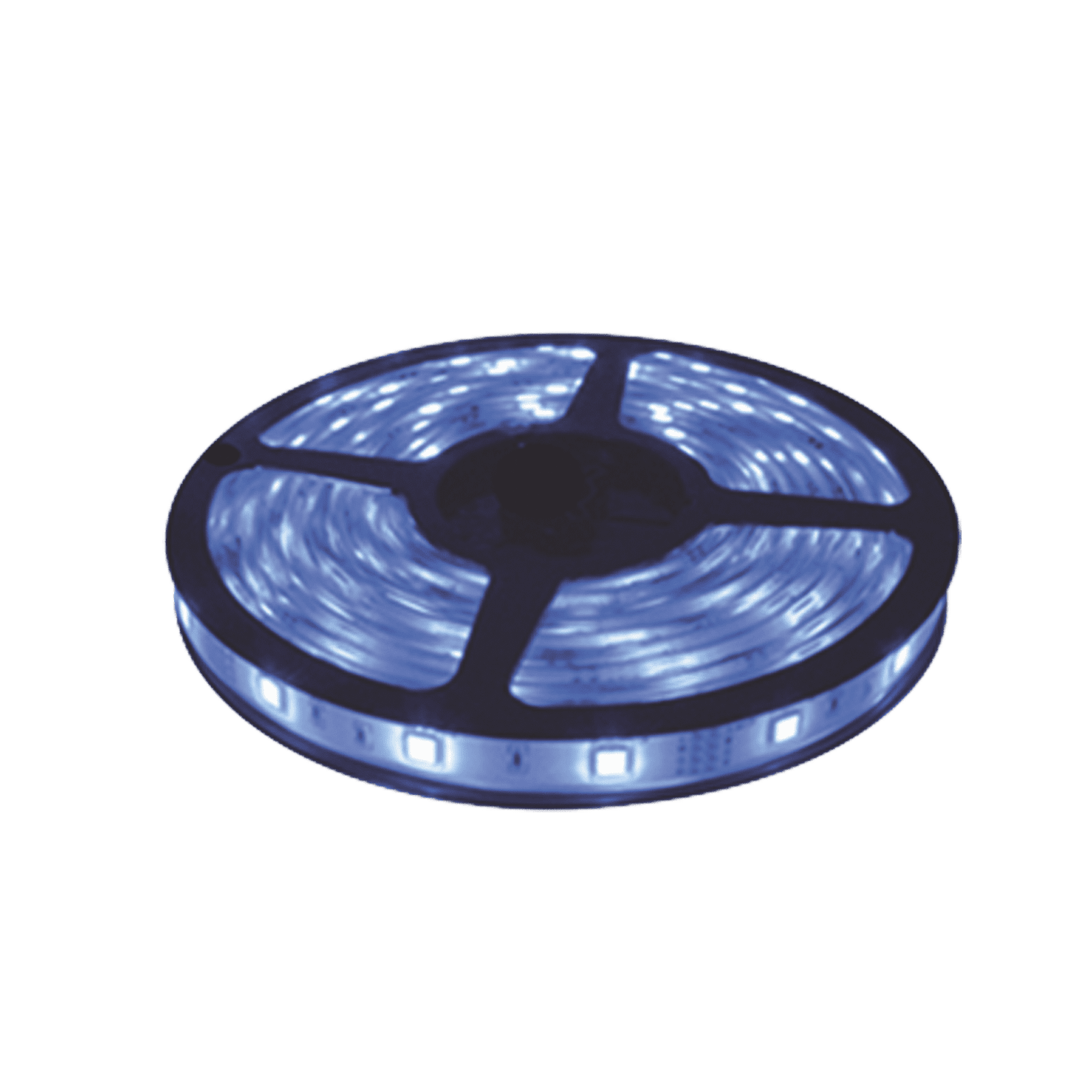 Tira Led de 5 m / Color Azul / Uso Interior / Potencia 22 W / 900 lm/ 12 V CD / IP 20. JLTL-5050-IP20 - JWJ