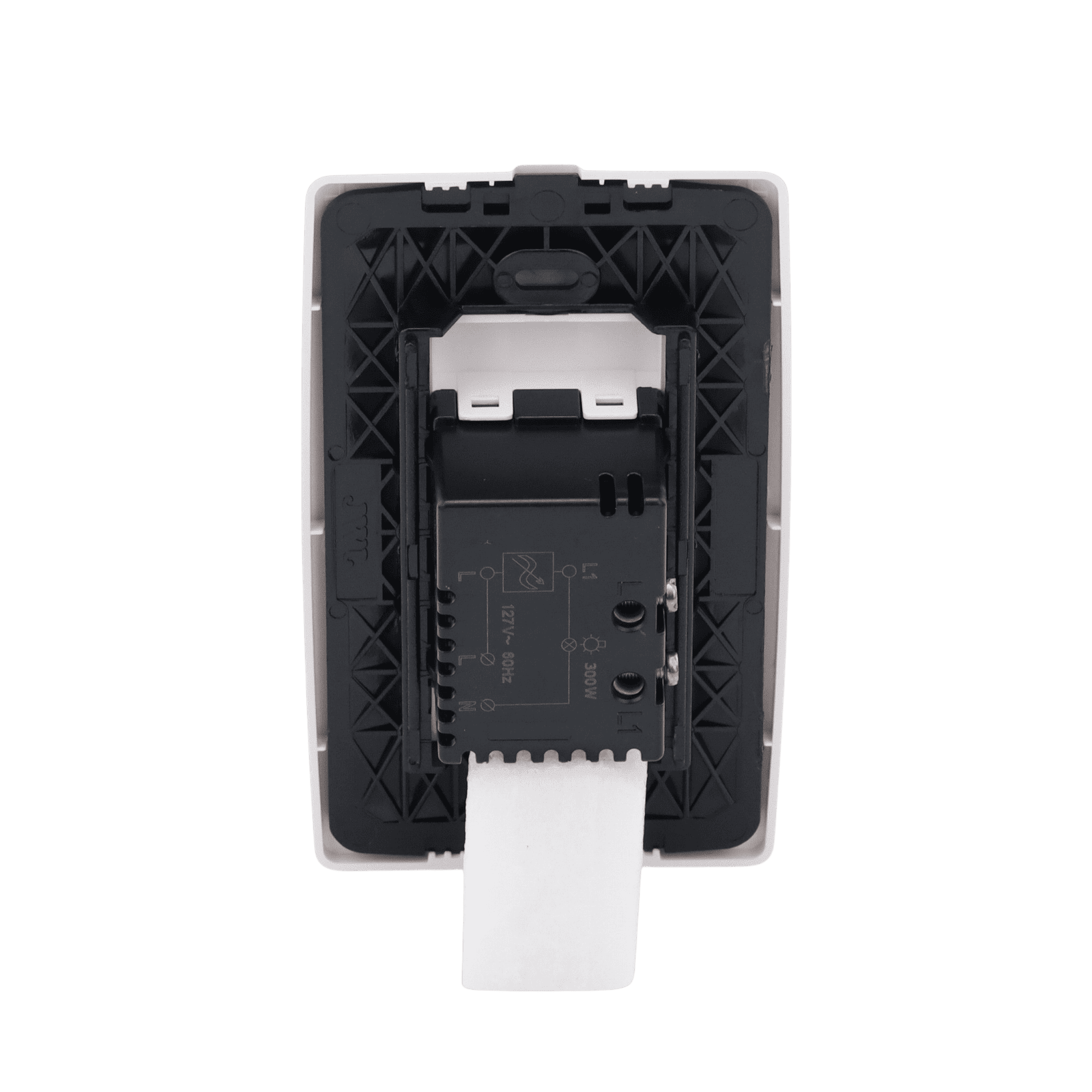 Placa con Dimmer Rotativo para Lámpara Incandescentes / 300 W 127 V CA / Color Blanco. JTL-C7329 - JWJ