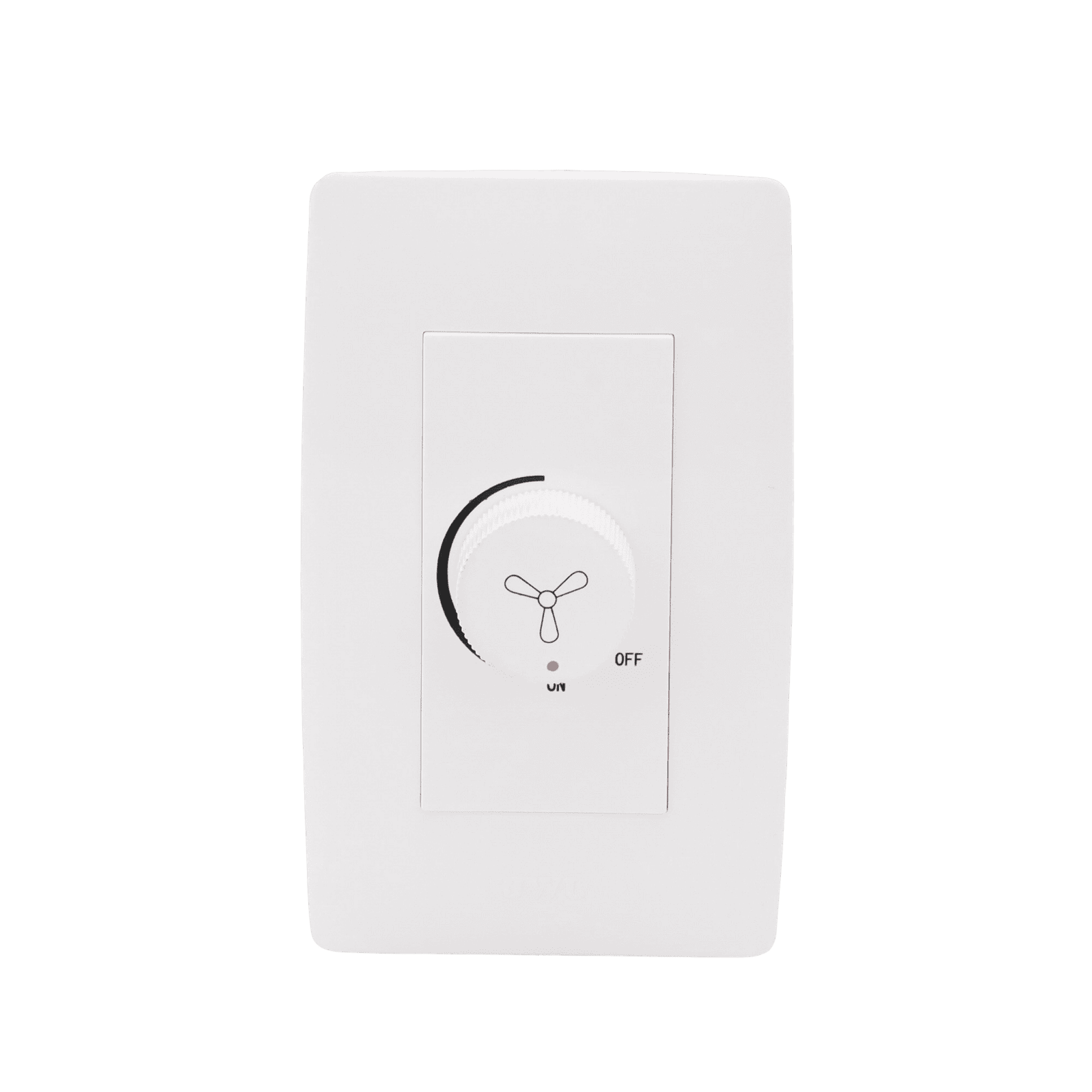 Placa con Dimmer Rotativo para Ventilador / 300 W 127 V CA / Color Blanco. JTL-C7330 - JWJ
