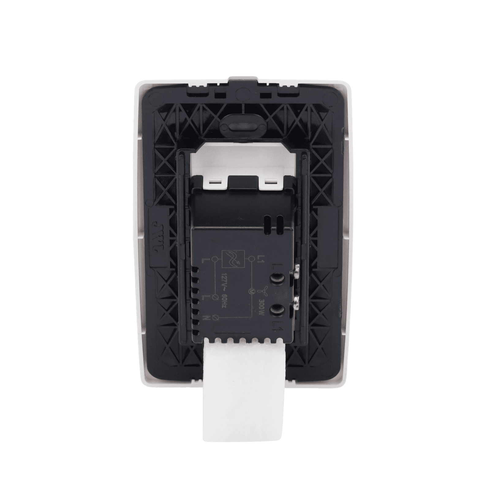 Placa con Dimmer Rotativo para Ventilador / 300 W 127 V CA / Color Blanco. JTL-C7330 - JWJ
