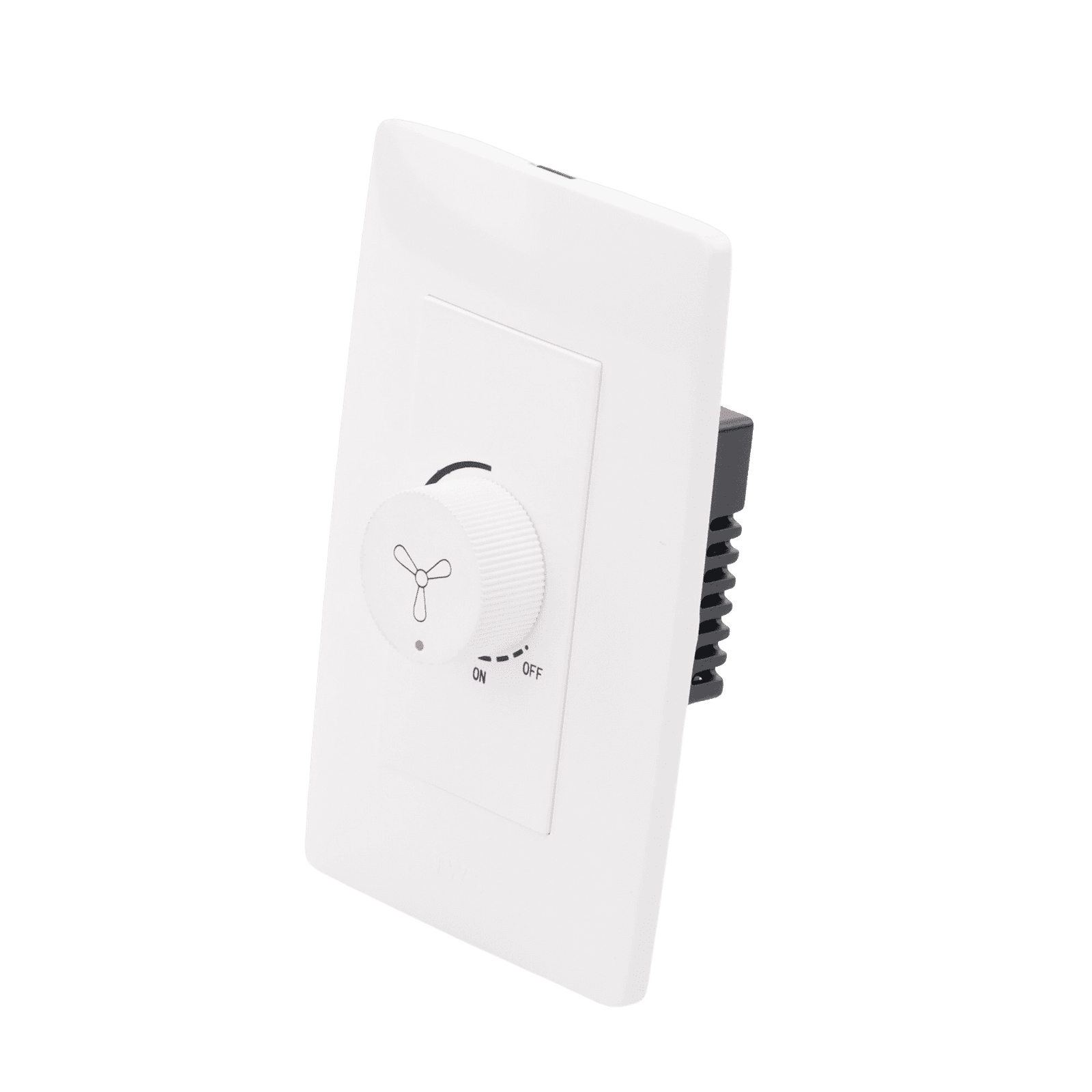 Placa con Dimmer Rotativo para Ventilador / 300 W 127 V CA / Color Blanco. JTL-C7330 - JWJ