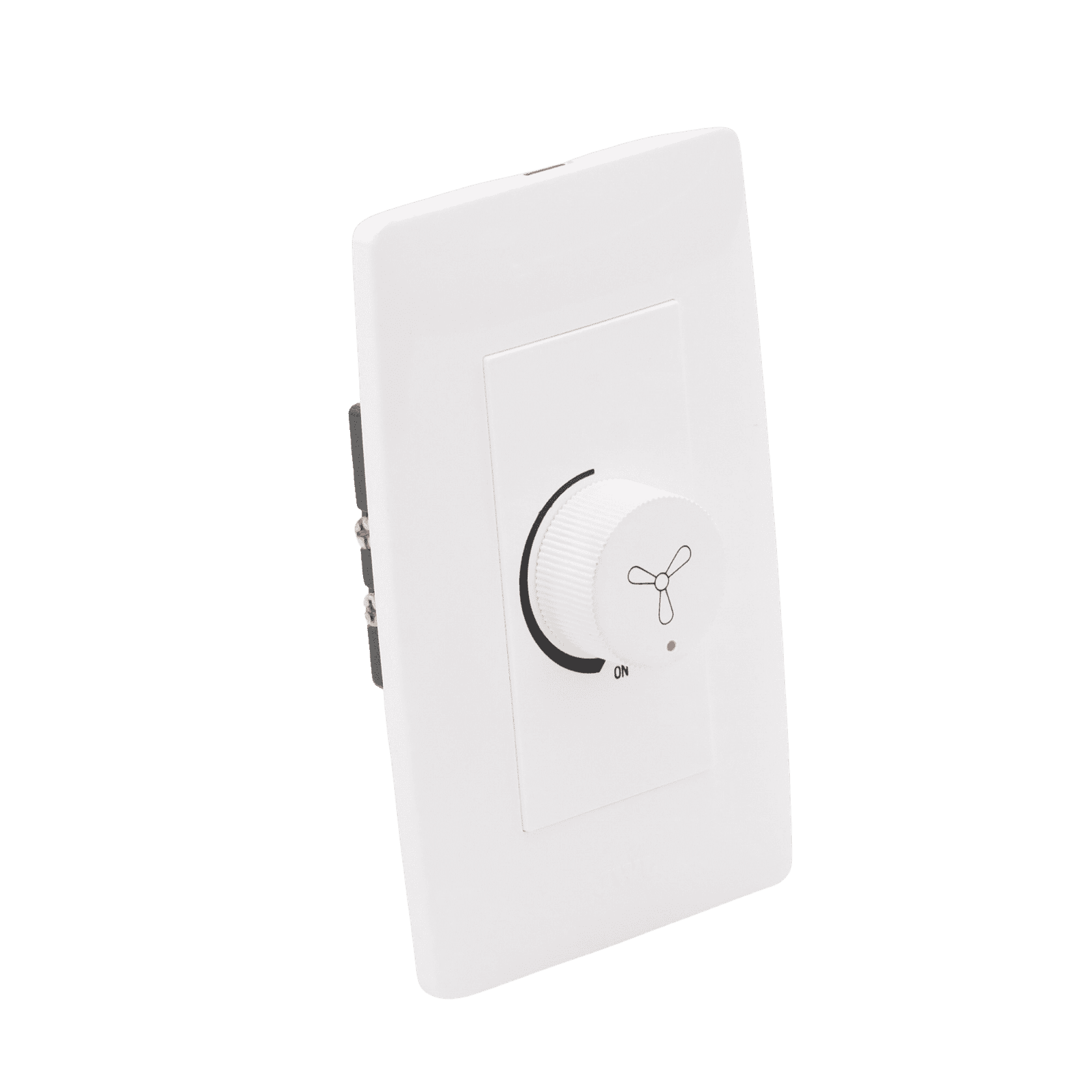 Placa con Dimmer Rotativo para Ventilador / 300 W 127 V CA / Color Blanco. JTL-C7330 - JWJ
