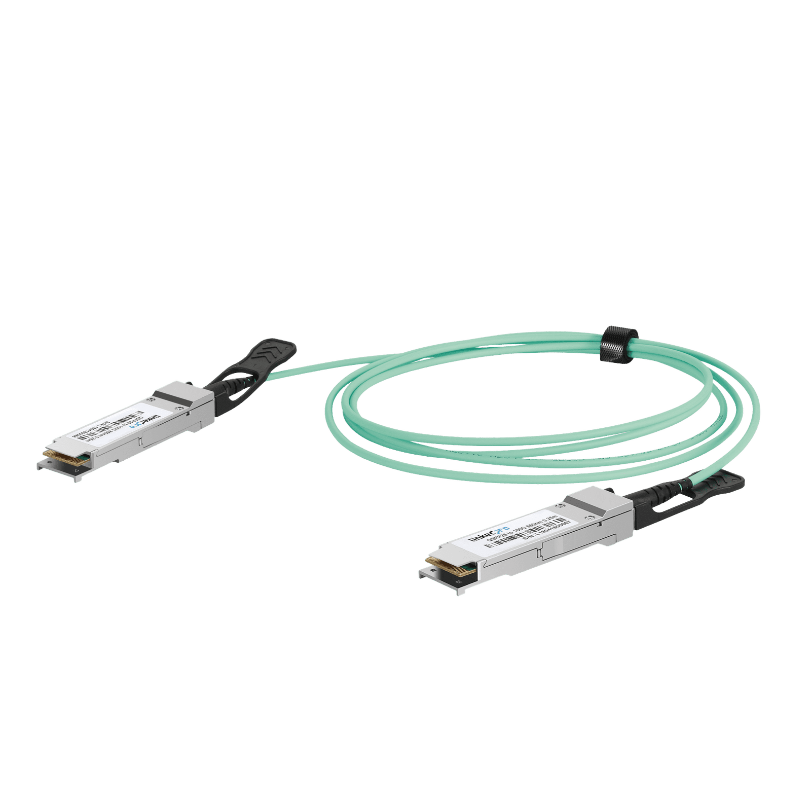 Cable AOC QSFP28 de 100 Gbps a 100 Gbps / Cable de fibra óptica Activo / Longitud: 3 metros LP-AOC-100G-3M - LinkedPRO