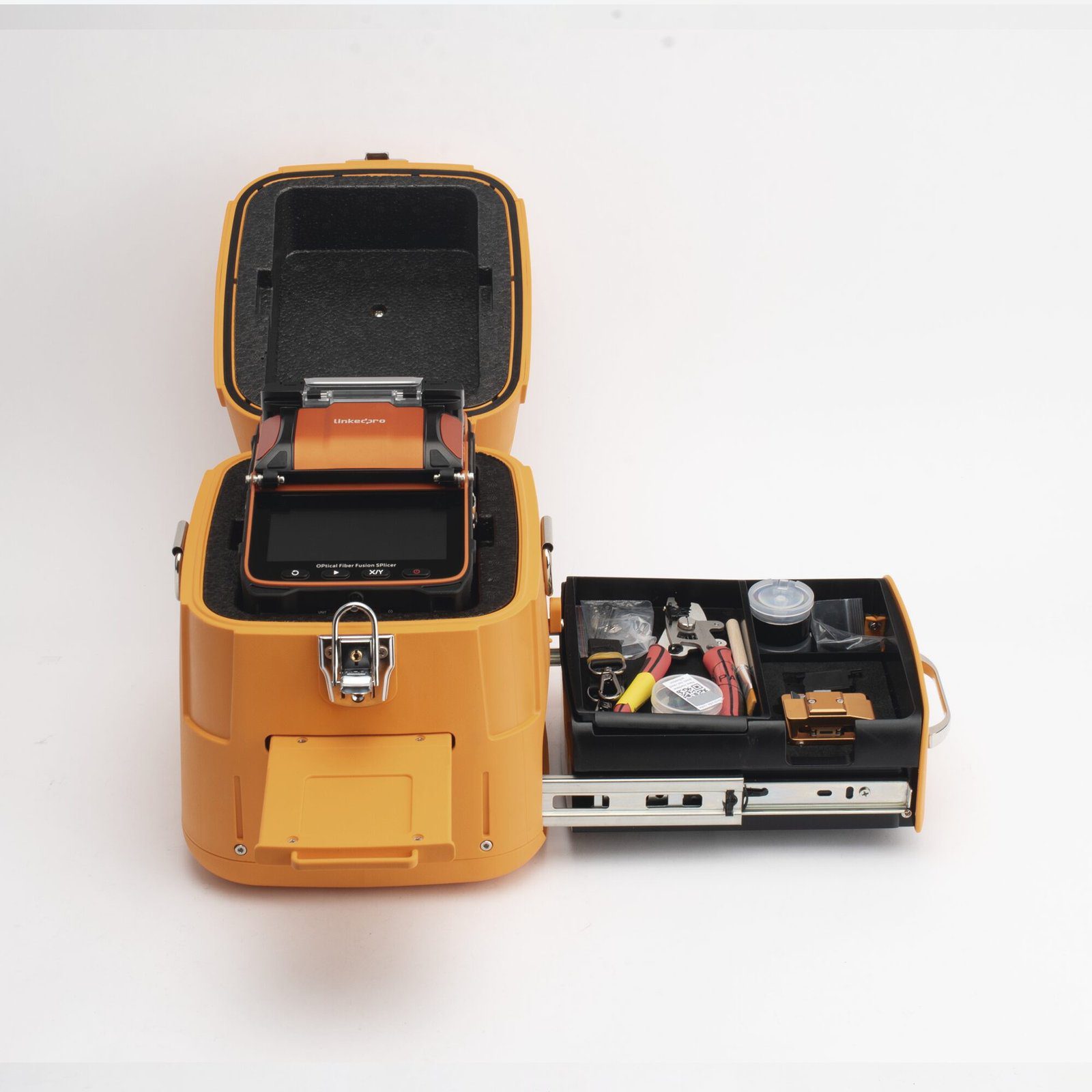Fusionadora de Fibra Óptica MultiModo y MonoModo / 6 motores / Alineación por Núcleo / OPM + VFL LP-FS-PRO-900 - LINKEDPRO BY EPCOM