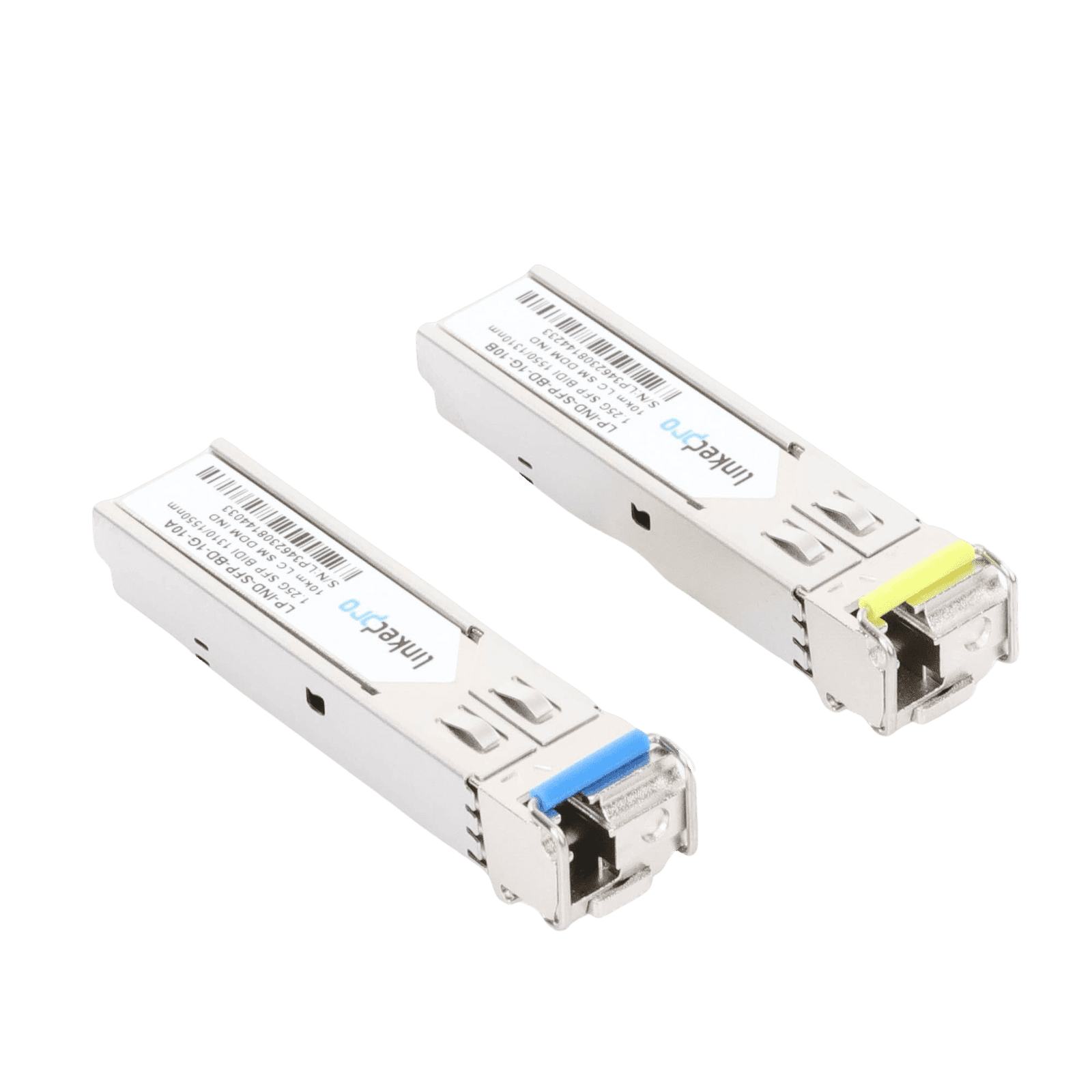 Transceptores Industriales SFP Bidireccionales (Mini GBIC) / Monomodo / 1.25 Gbps / Conector LC / Hasta 10 km de Distancia / 2 Piezas LP-IND-SFP-BD-1G-10 219428 - LINKEDPRO BY EPCOM