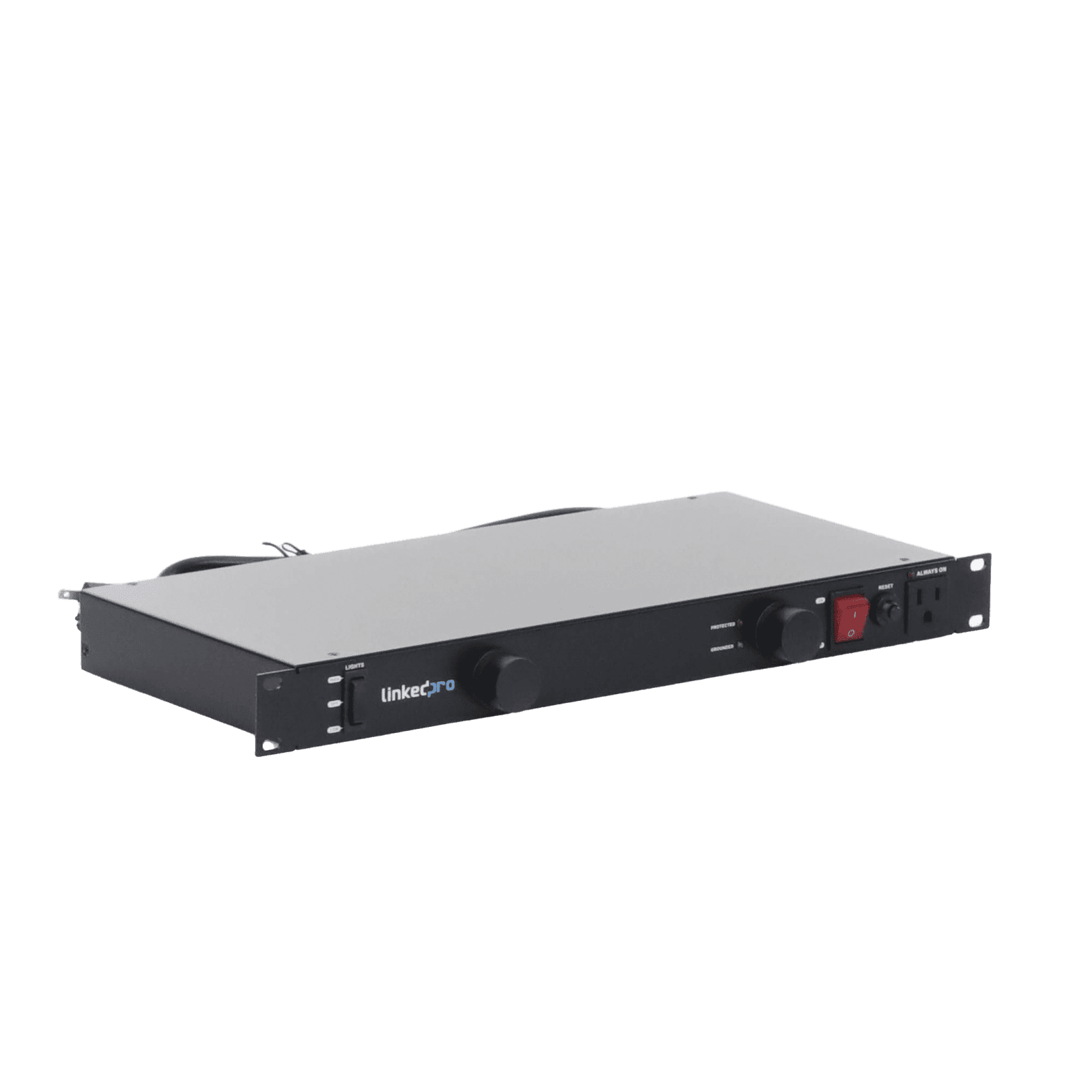 PDU para Distribución de Energía, Montaje en Rack, 11 salidas, Instalación Horizontal, de 19in, 1U, 15 Amp, 120 Vca, Con Indicador Led LP-PDU-11LED - LINKEDPRO BY EPCOM