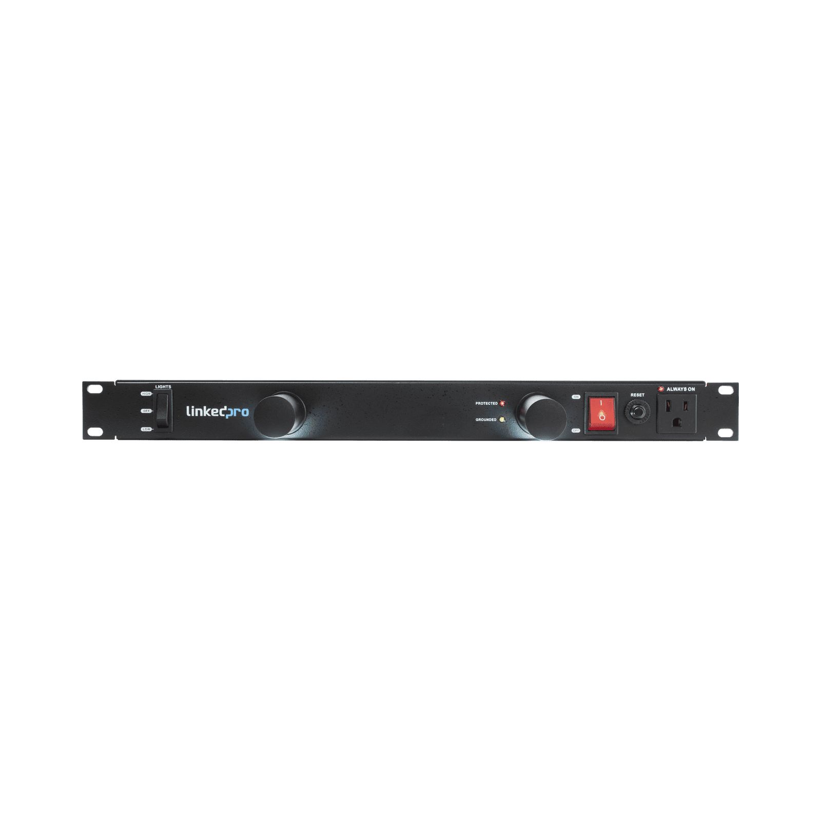 PDU para Distribución de Energía, Montaje en Rack, 11 salidas, Instalación Horizontal, de 19in, 1U, 15 Amp, 120 Vca, Con Indicador Led LP-PDU-11LED - LINKEDPRO BY EPCOM