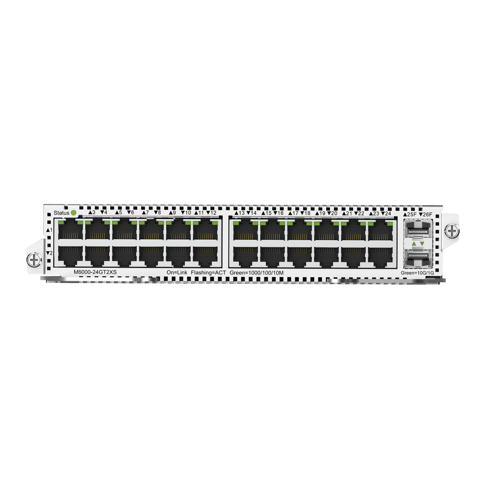 M6000-24GT2XS 24 PTOS GIGA RJ45 Y 2 SFP+ LC PARA RG-NBS6002 M6000-24GT2XS 217966 - RUIJIE