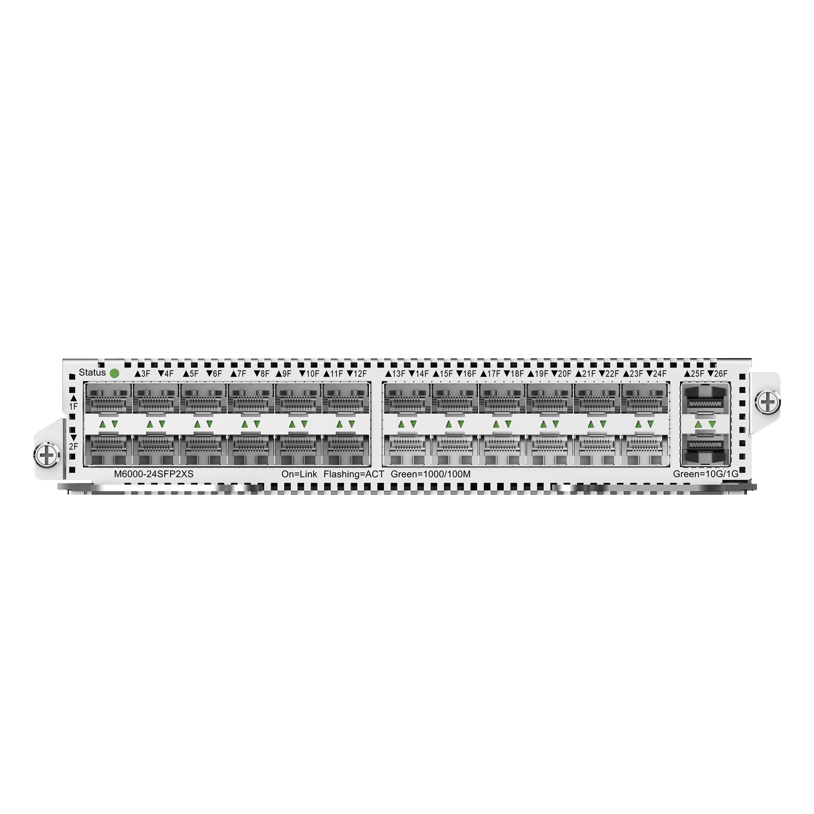M6000-24SFP2XS TARJETA SWITCH 24 PTOS SFP Y 2 SFP+ LC PARA RG-NBS6002 M6000-24SFP2XS 217965 - RUIJIE