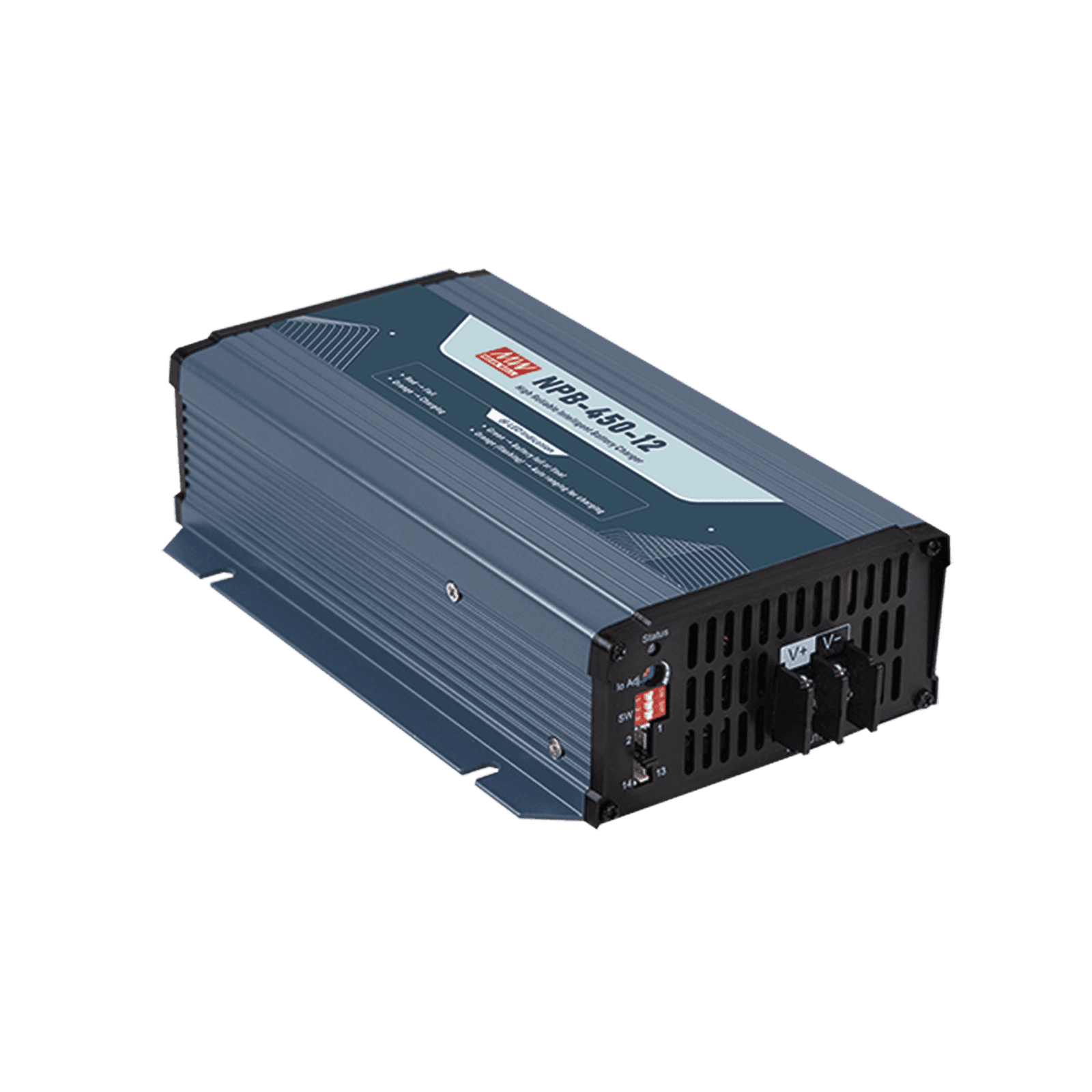 Cargador para Baterías de Plomo Ácido y Litio/ 13.5A / 24V / Bancos de 45 a 155 Ah NPB45024 - MEANWELL