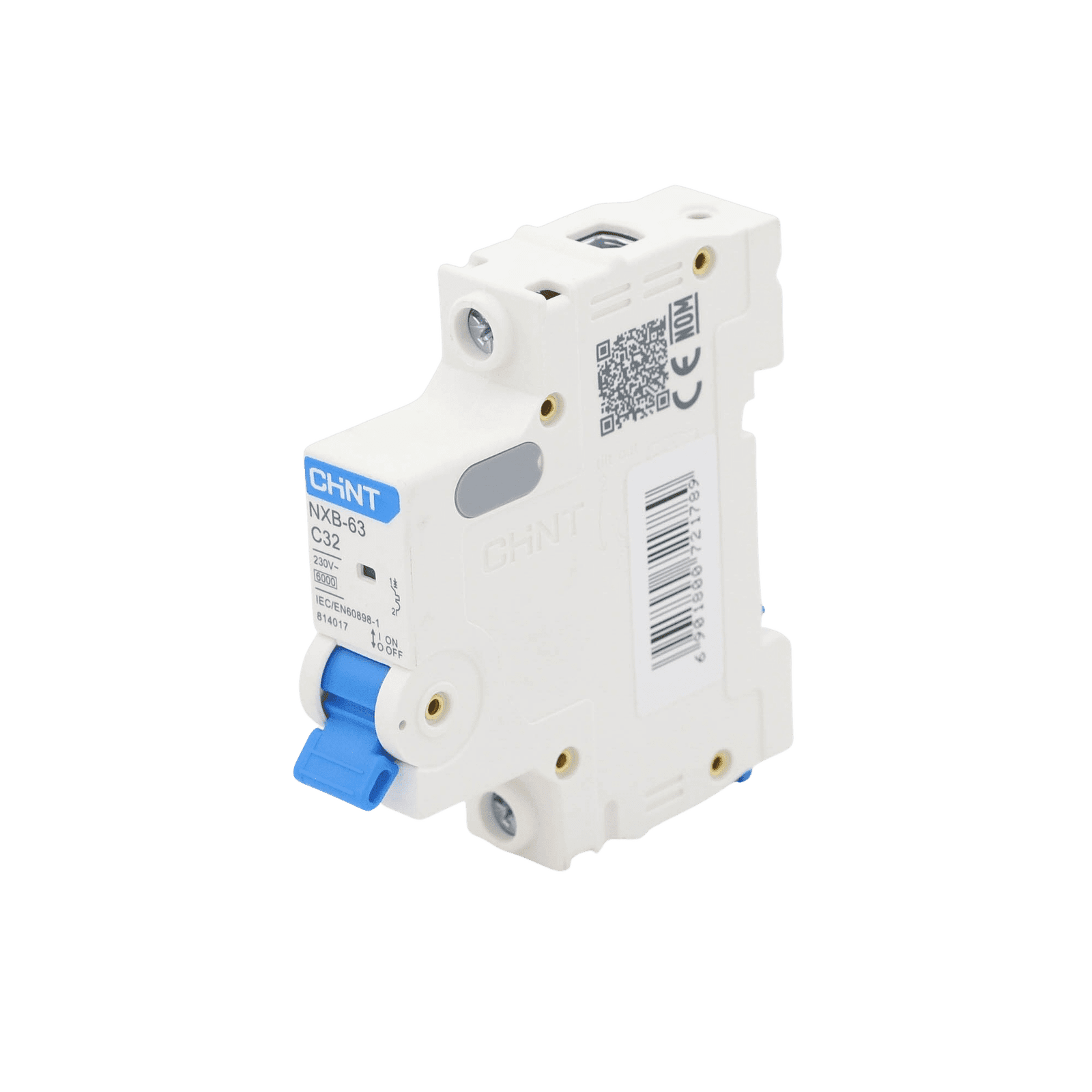 Pastilla para Riel Din, 1 Polo, 32 Amp, Vca:110/415v, 6kA, Catálogo: NXB631PC32, Serie: NXB-63. NXB631PC32 - CHINT