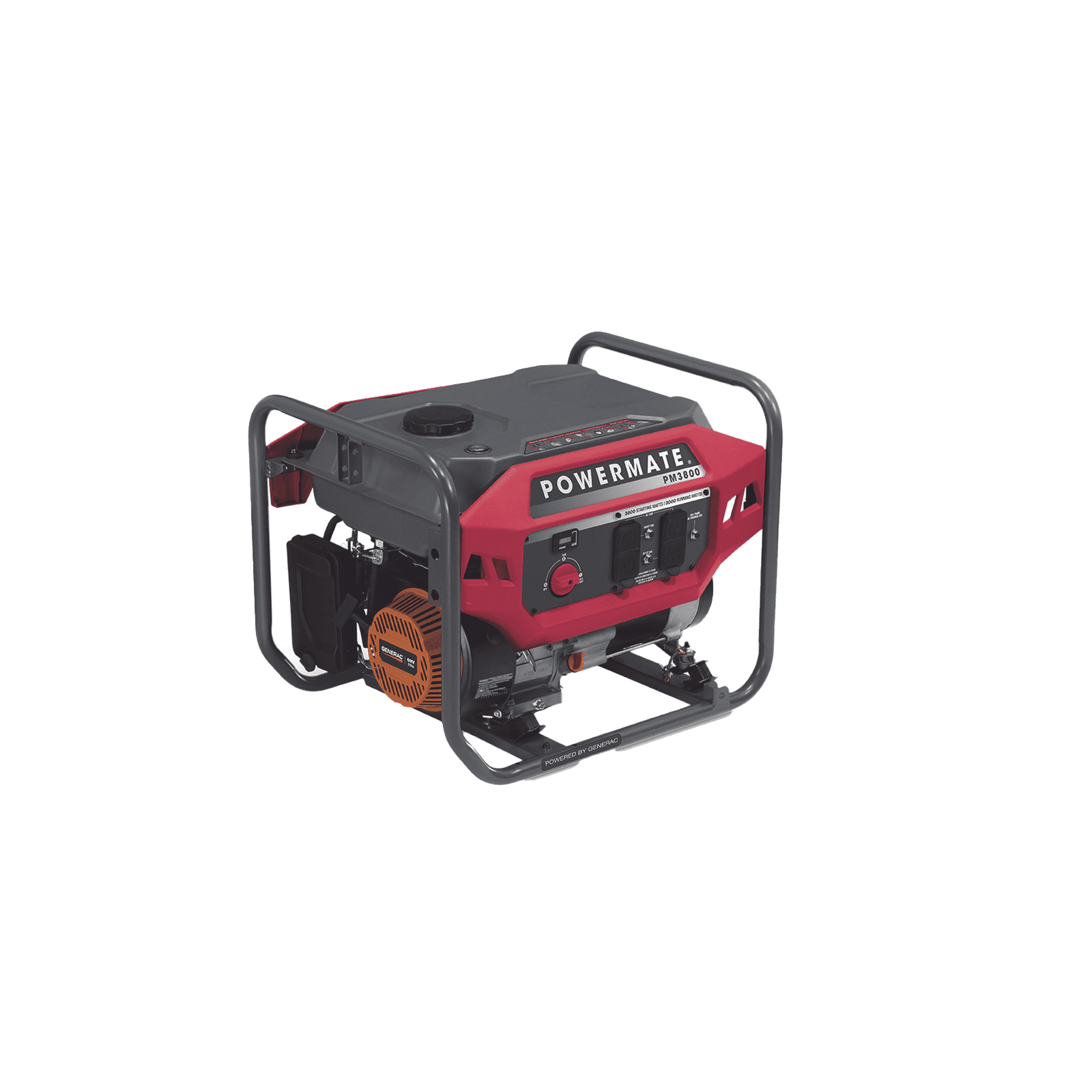 Generador Inversor Portátil a Gasolina, 3 kW, Arranque Manual PM3800 - POWERMATE