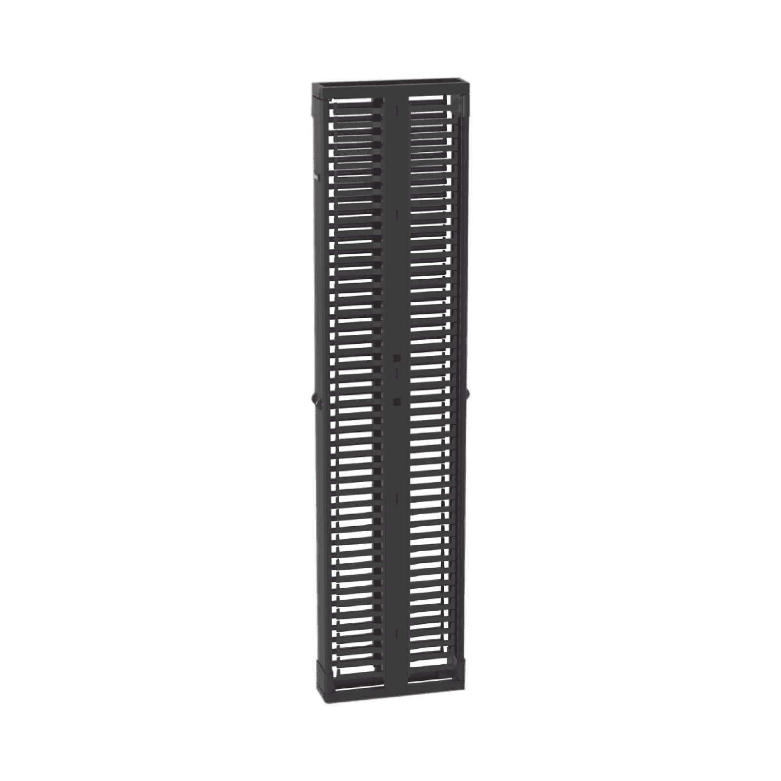Organizador Vertical PatchRunner™, Doble (Frontal y Posterior), Para Rack Abierto de 45 Unidades, 6in de Ancho, Color Negro PR2VD06 - PANDUIT