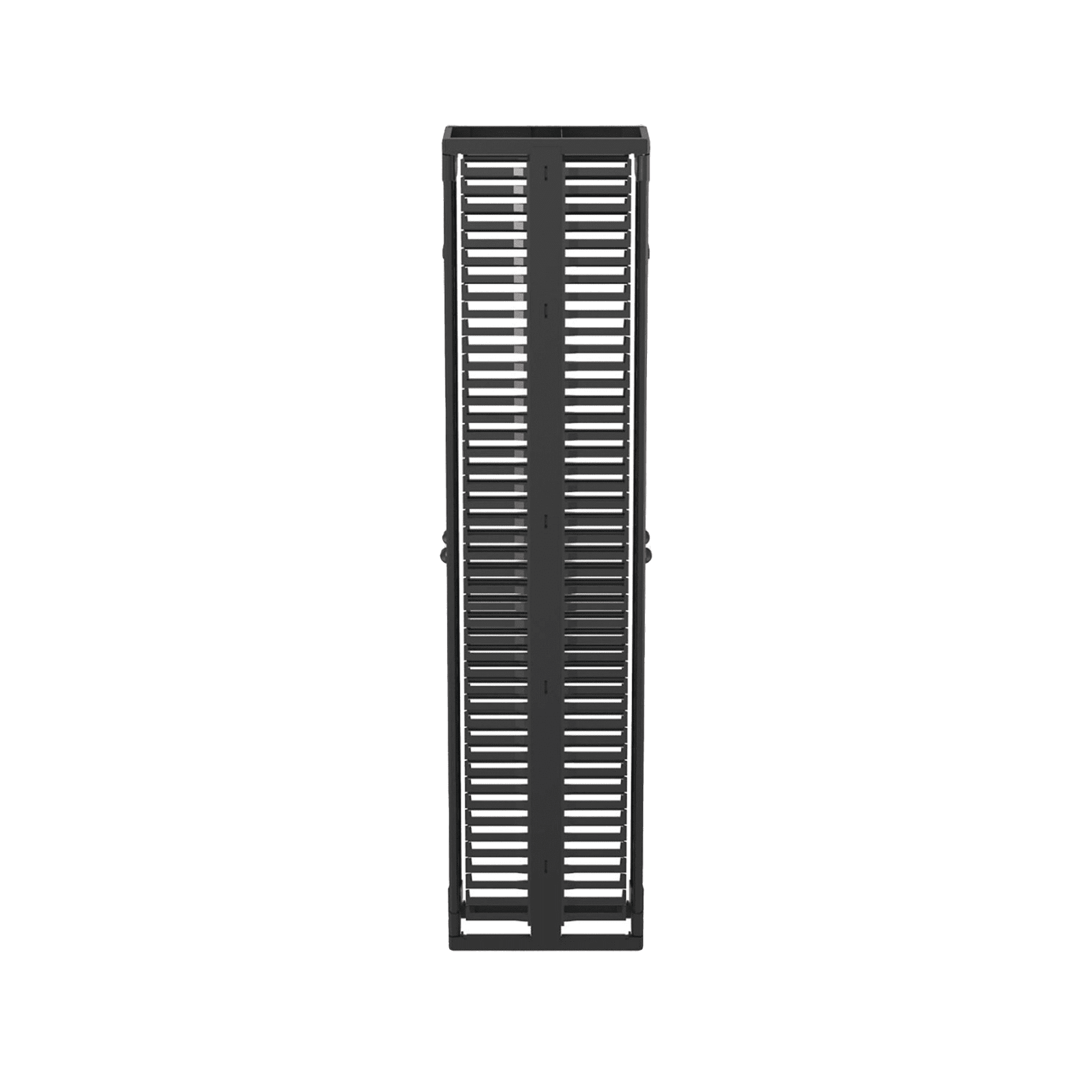 Organizador Vertical PatchRunner™, Doble (Frontal y Posterior), Para Rack Abierto de 45 Unidades, 10in de Ancho, Color Negro PR2VD10 - PANDUIT