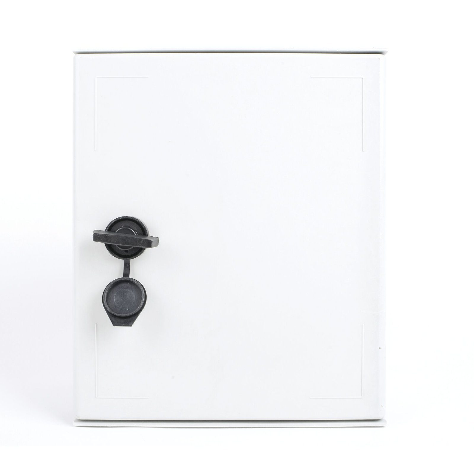 Gabinete de Poliéster IP65 Uso en Intemperie (250 x 300 x 140 mm) con Placa Trasera Interior de Plástico (Incluye Chapa y Llave). PST-2530-14P - PRECISION